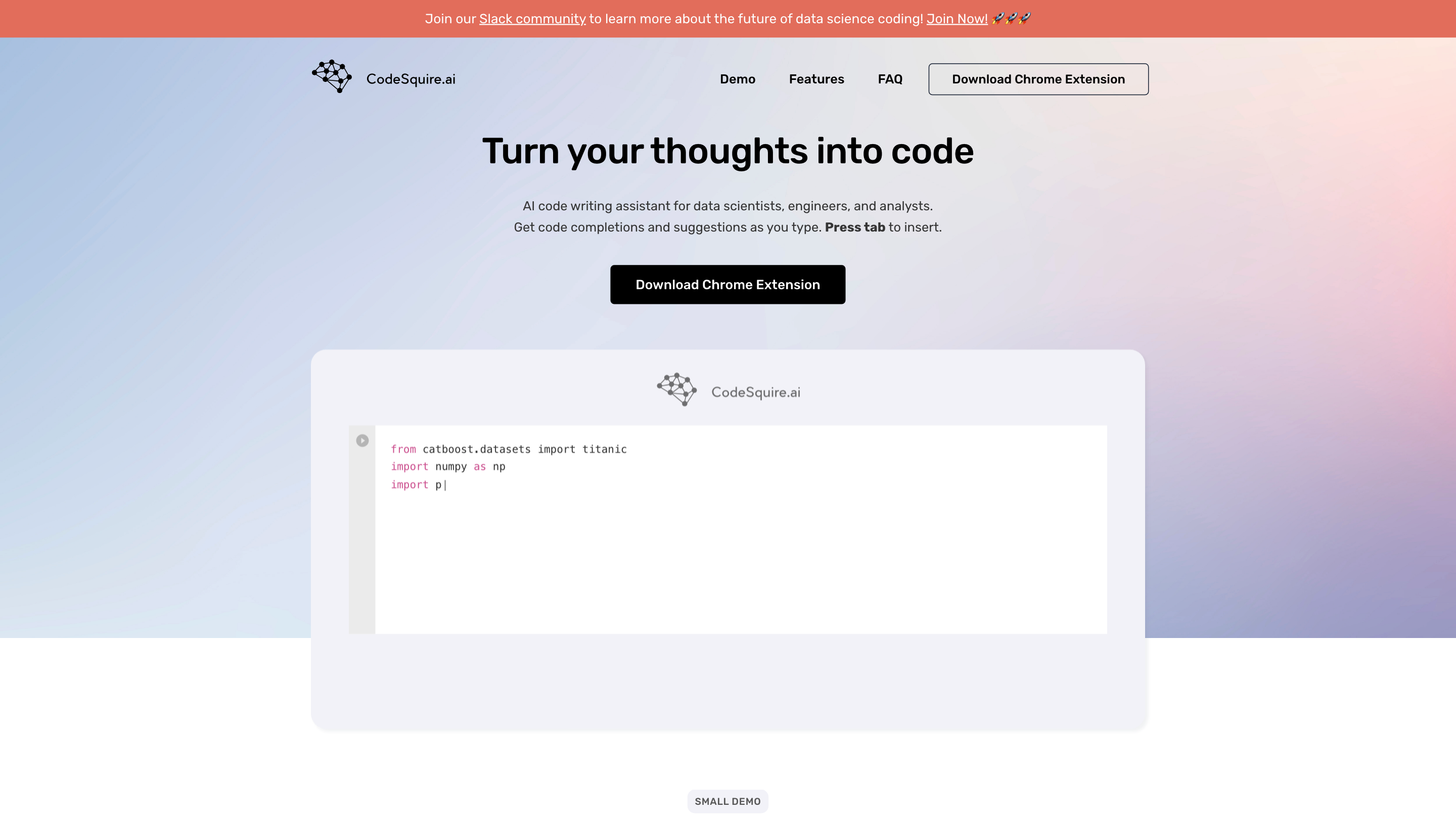 CodeSquire - AI code writing assistant