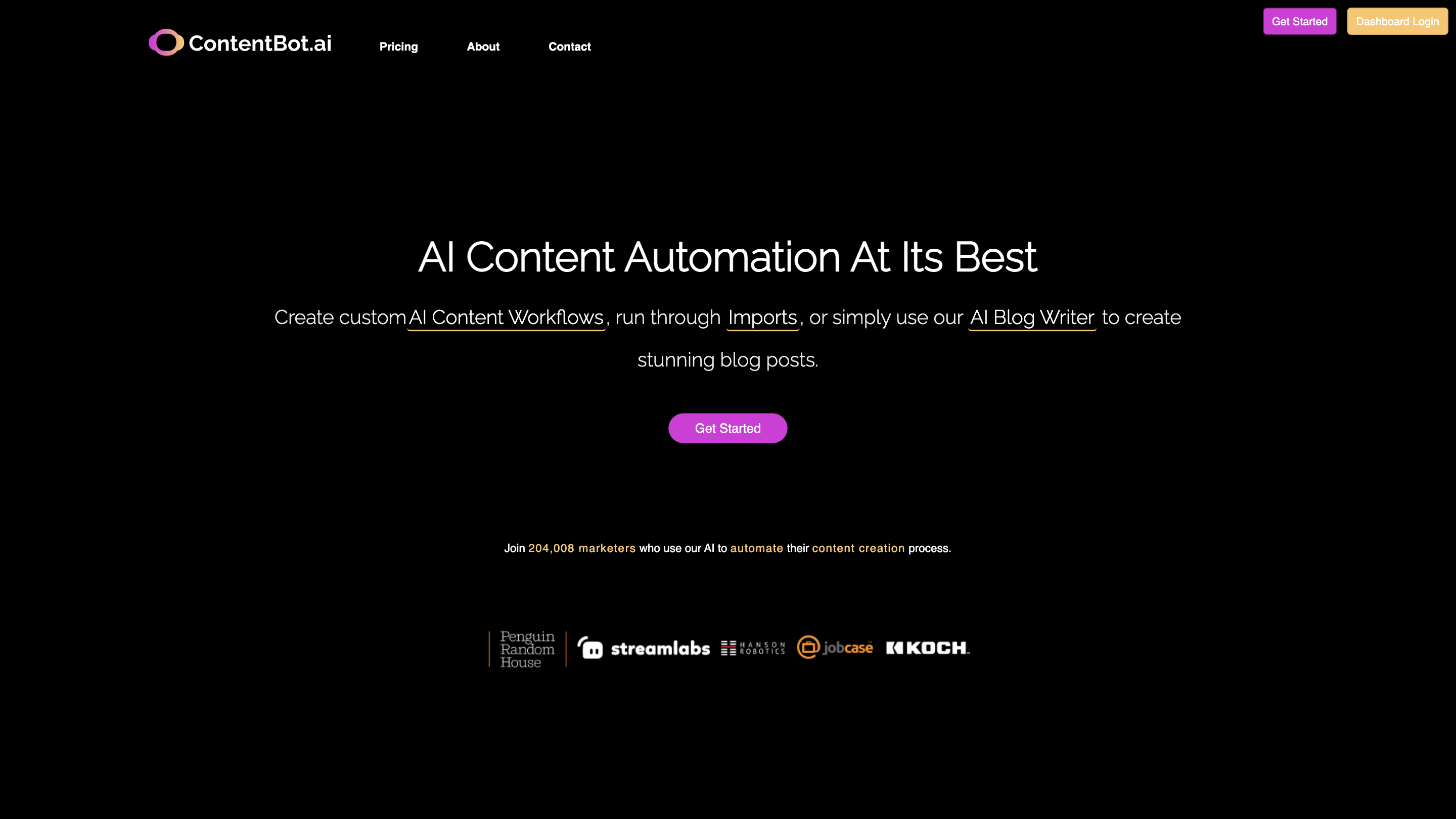 ContentBot - AI Content Automation and Workflows