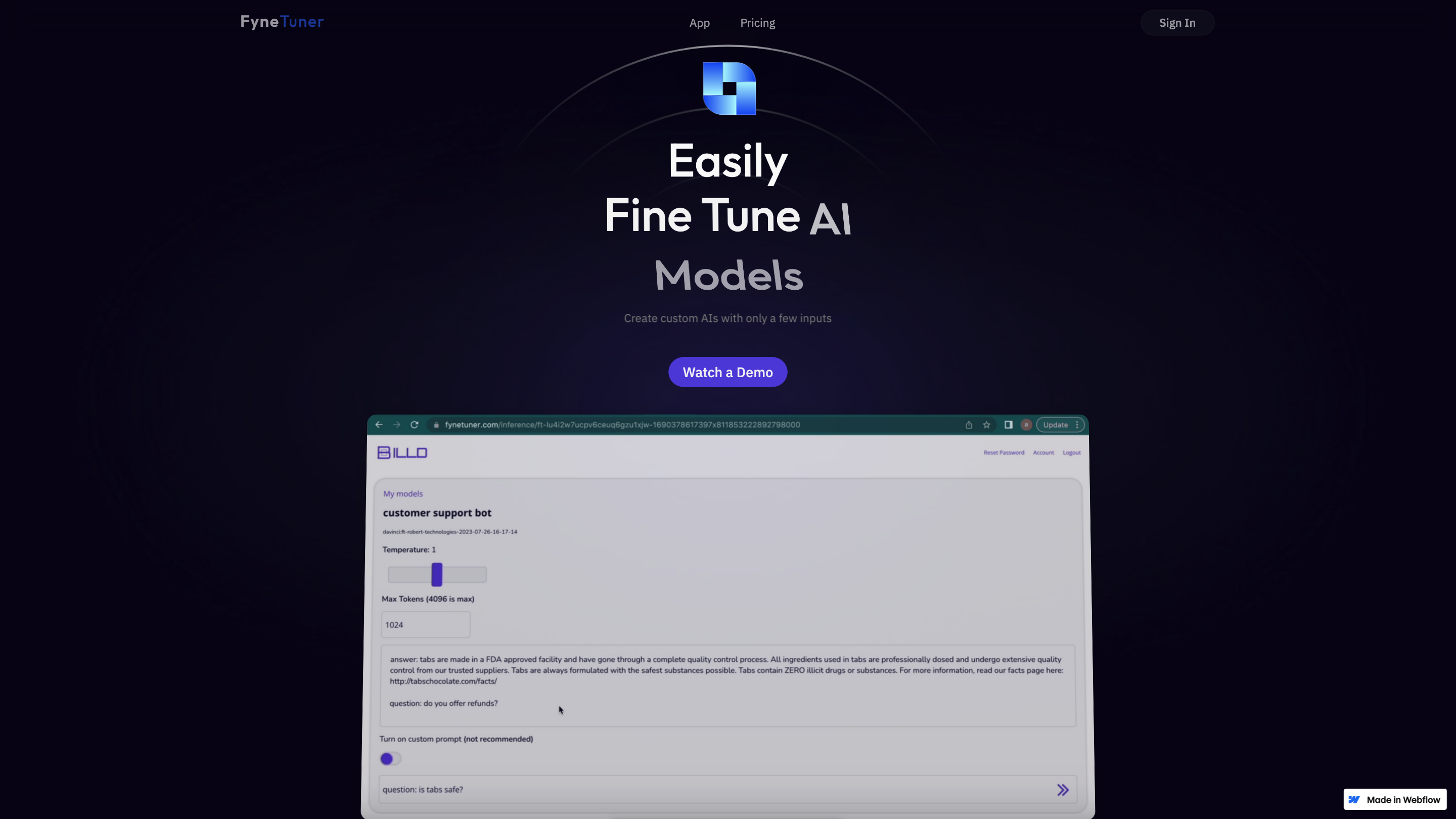 Control - Webflow HTML website template