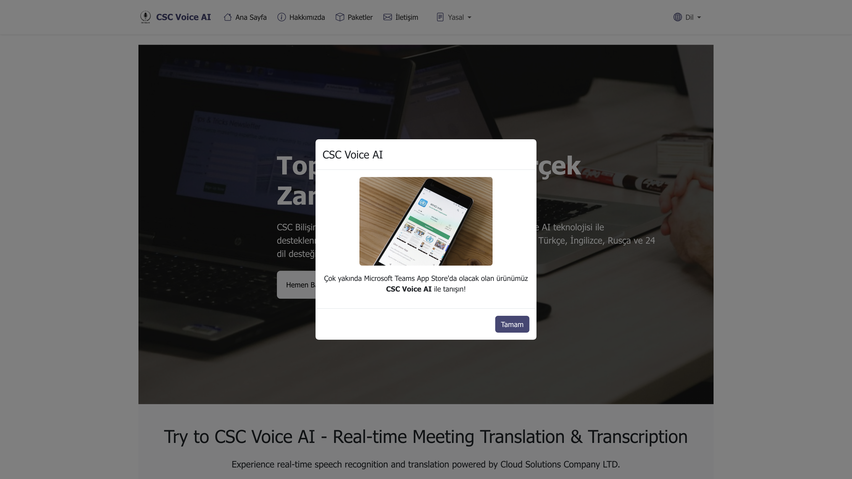 CSC Voice AI