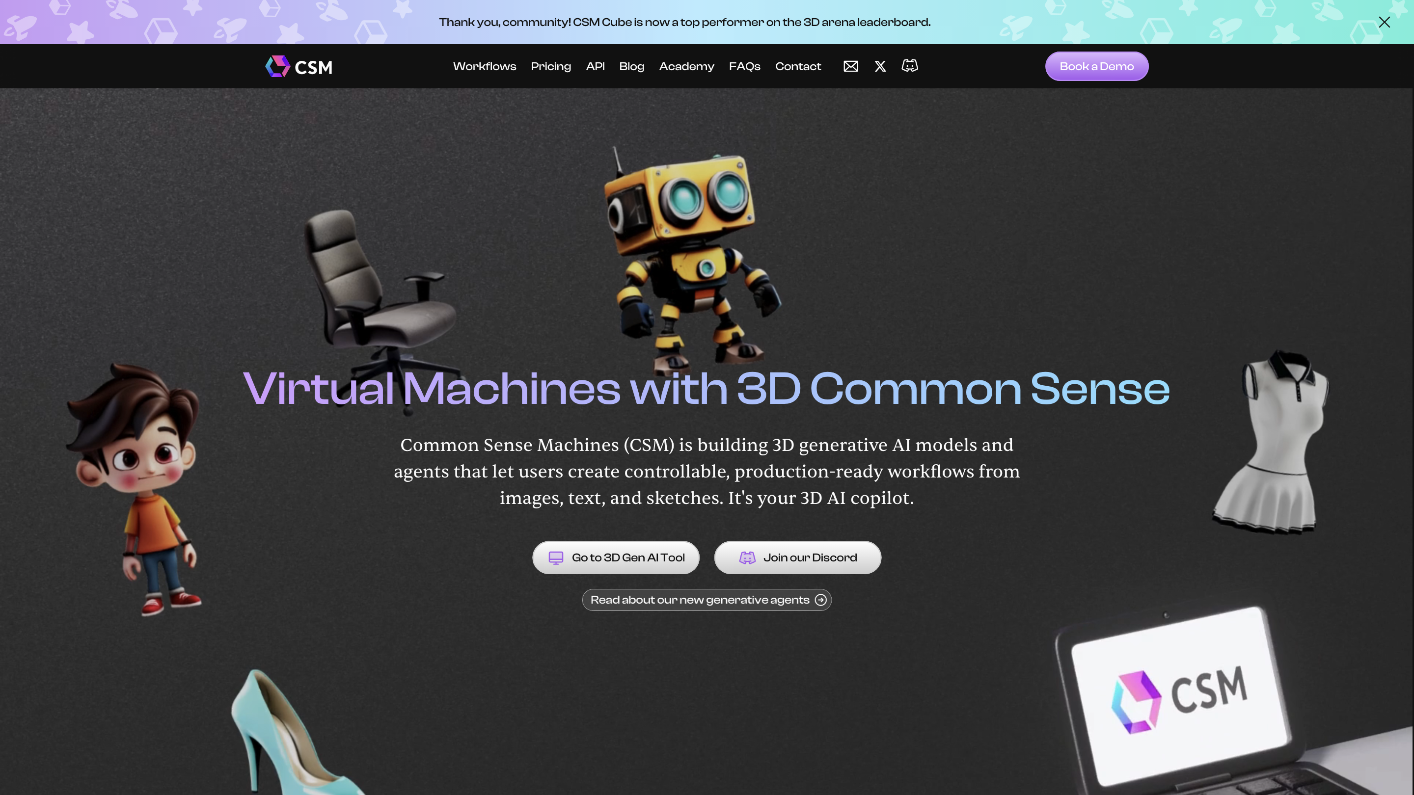 CSM AI - 3D World Models