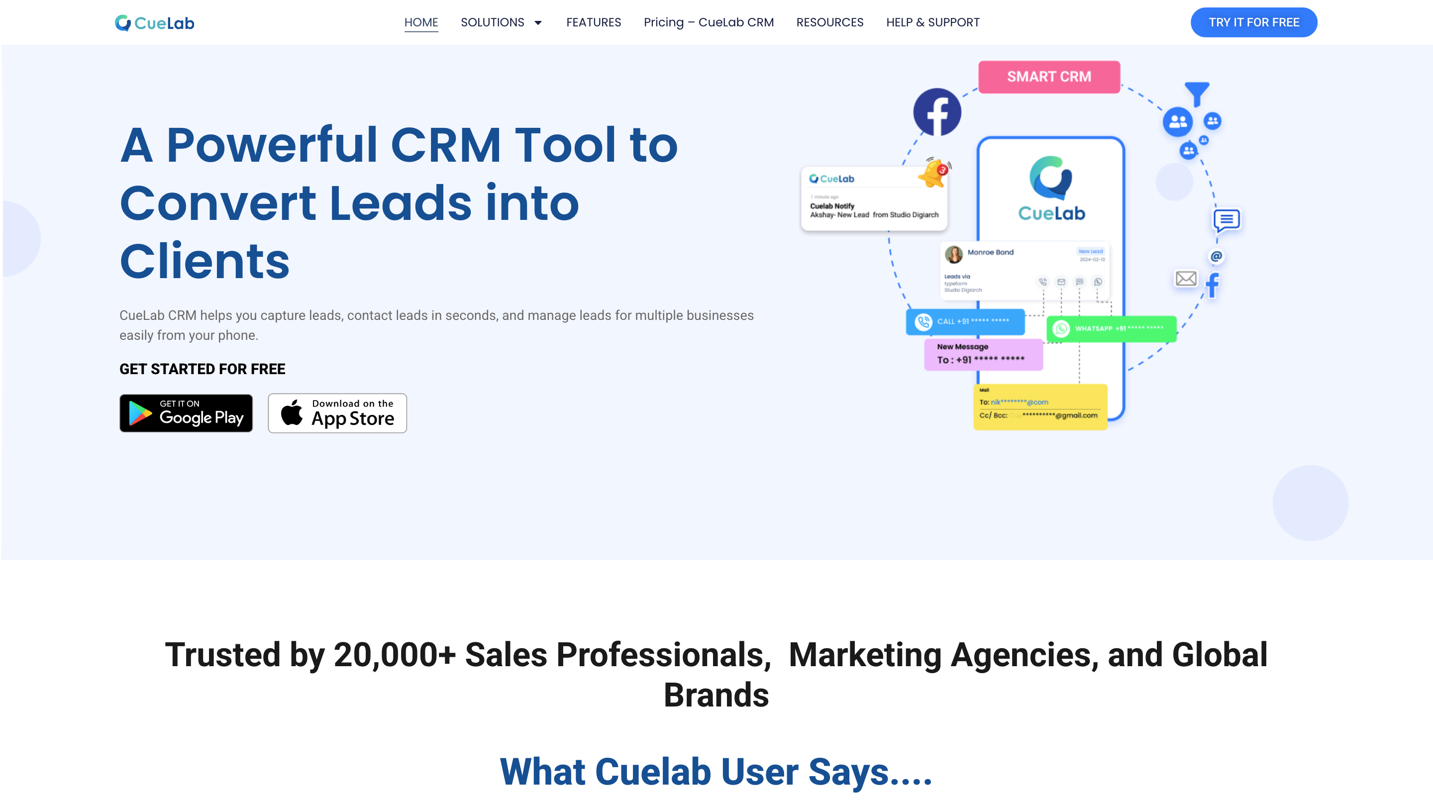 CueLab CRM