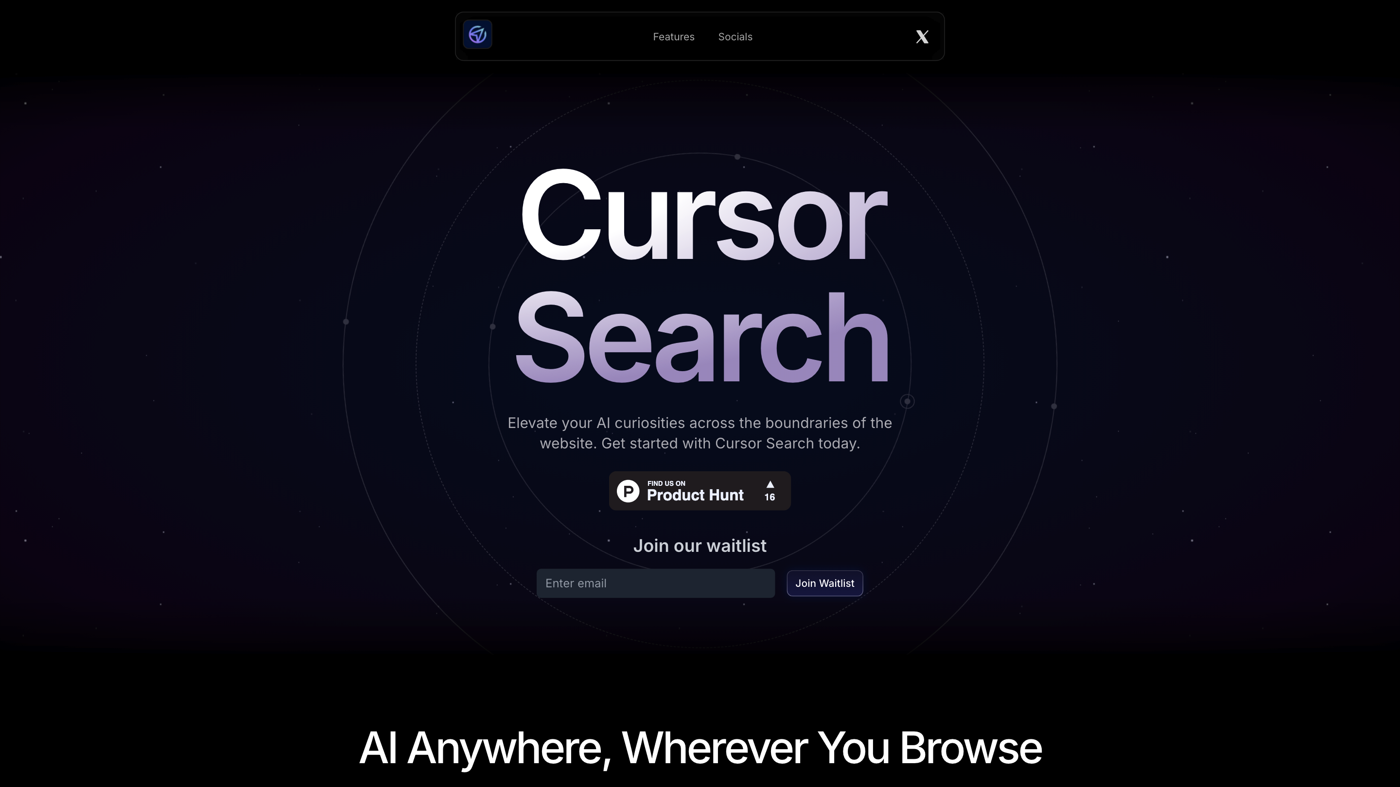Cursor Search