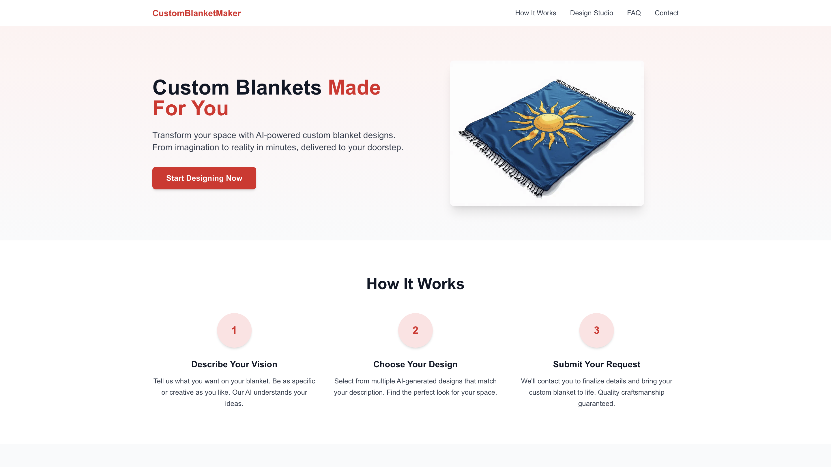 Custom Blanket Maker