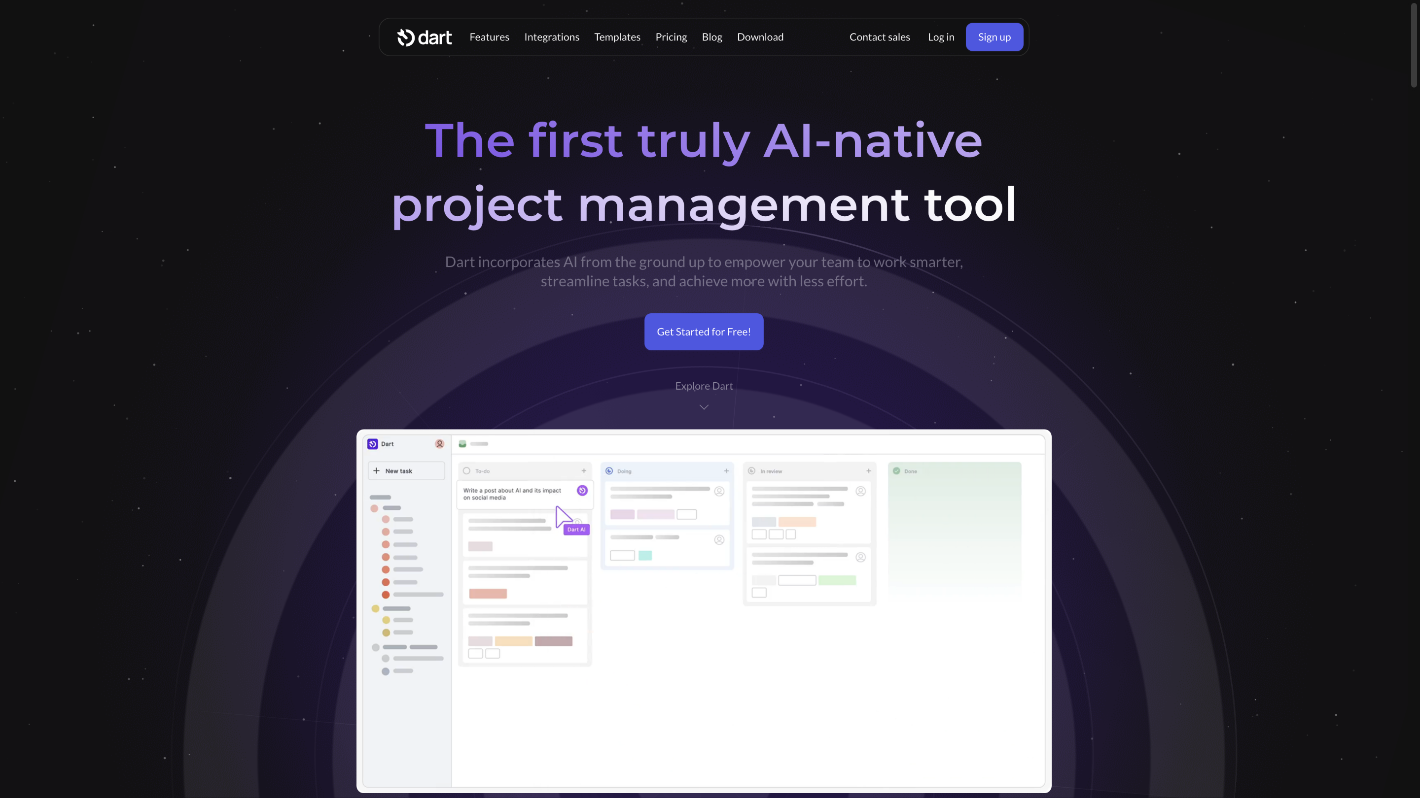 Dart - Project management on autopilot