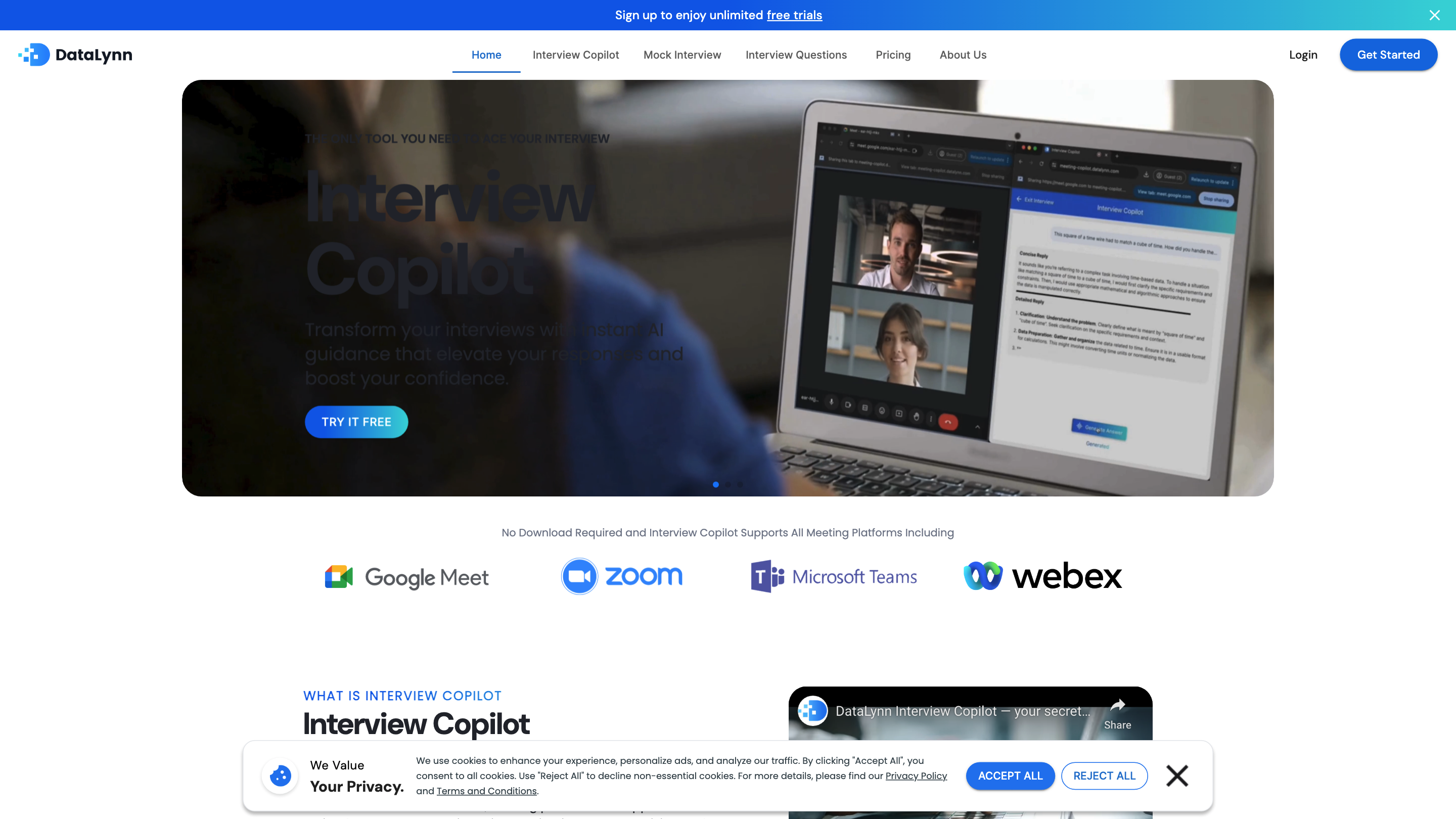DataLynn AI Interview Copilot