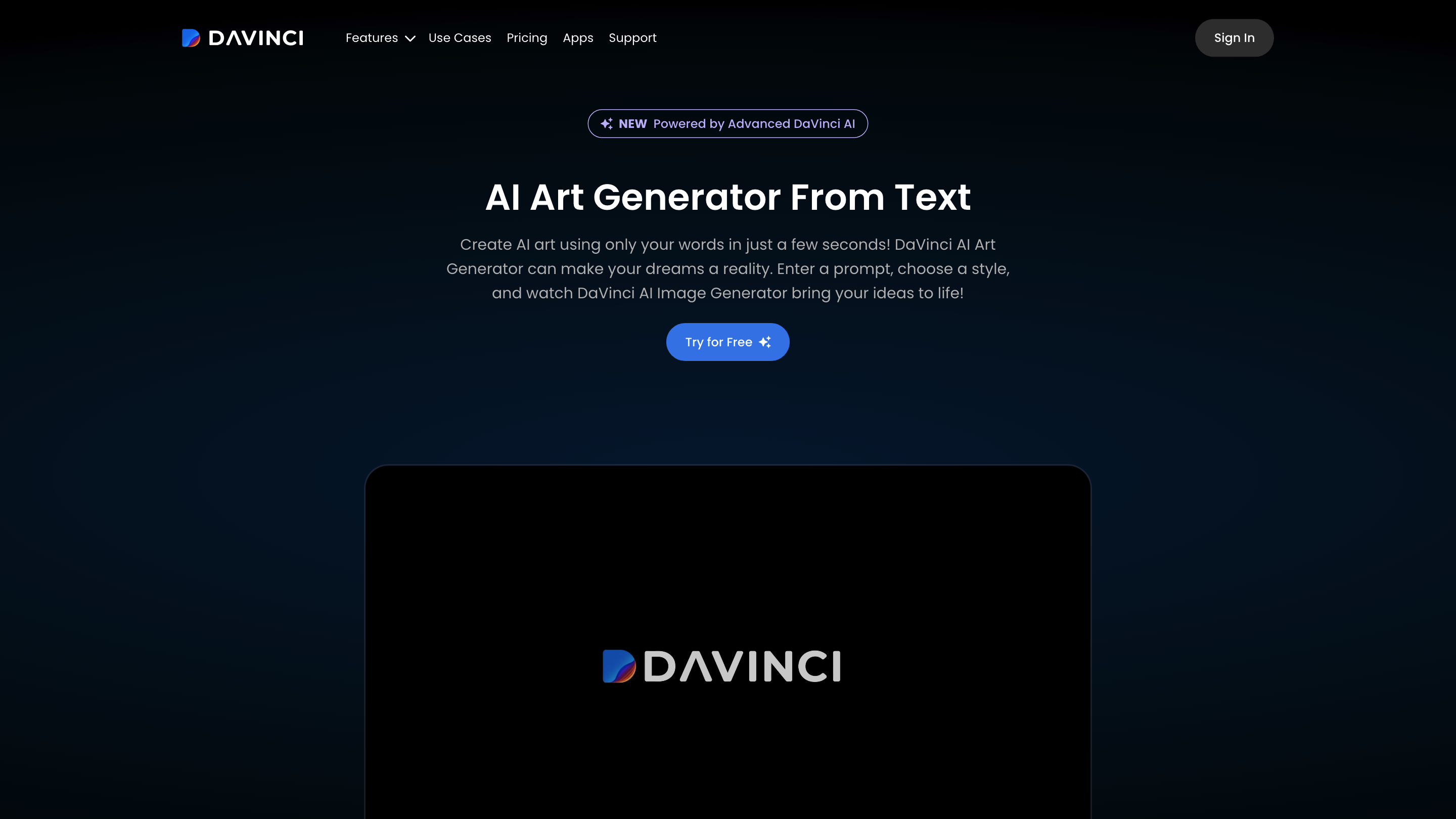 DaVinci AI Art Generator