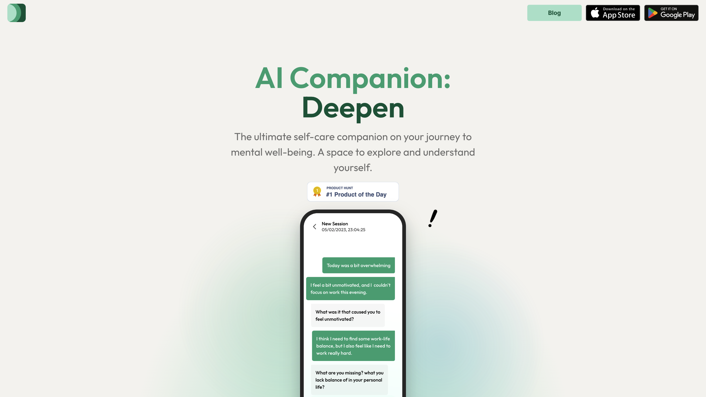 Deepen: AI Therapy & Counseling