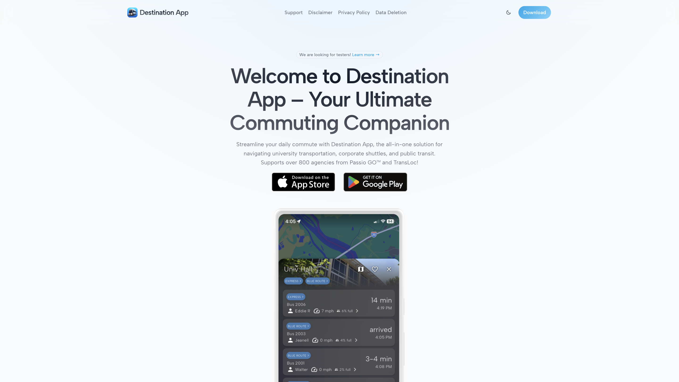 Destination App