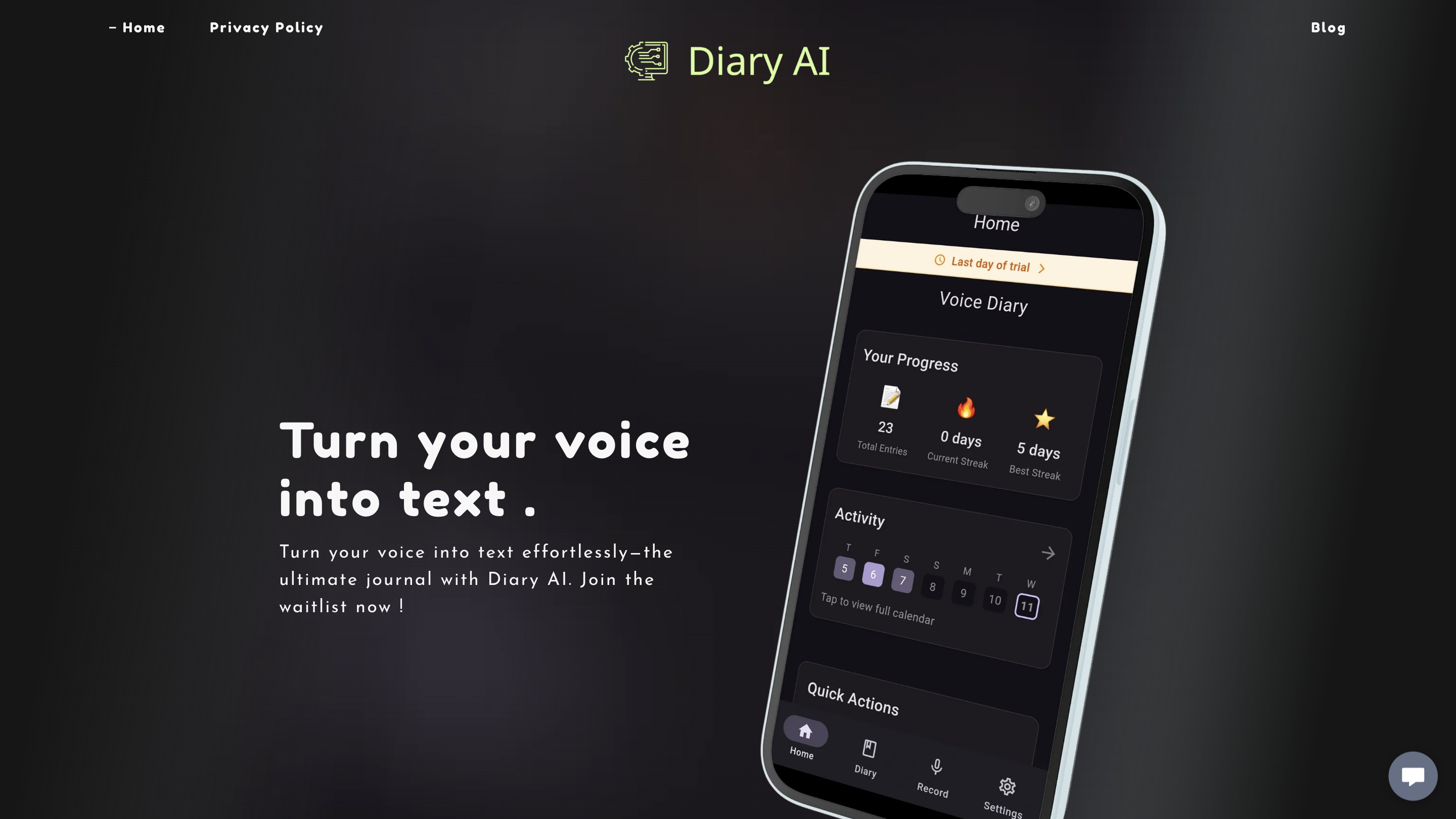 Diary AI