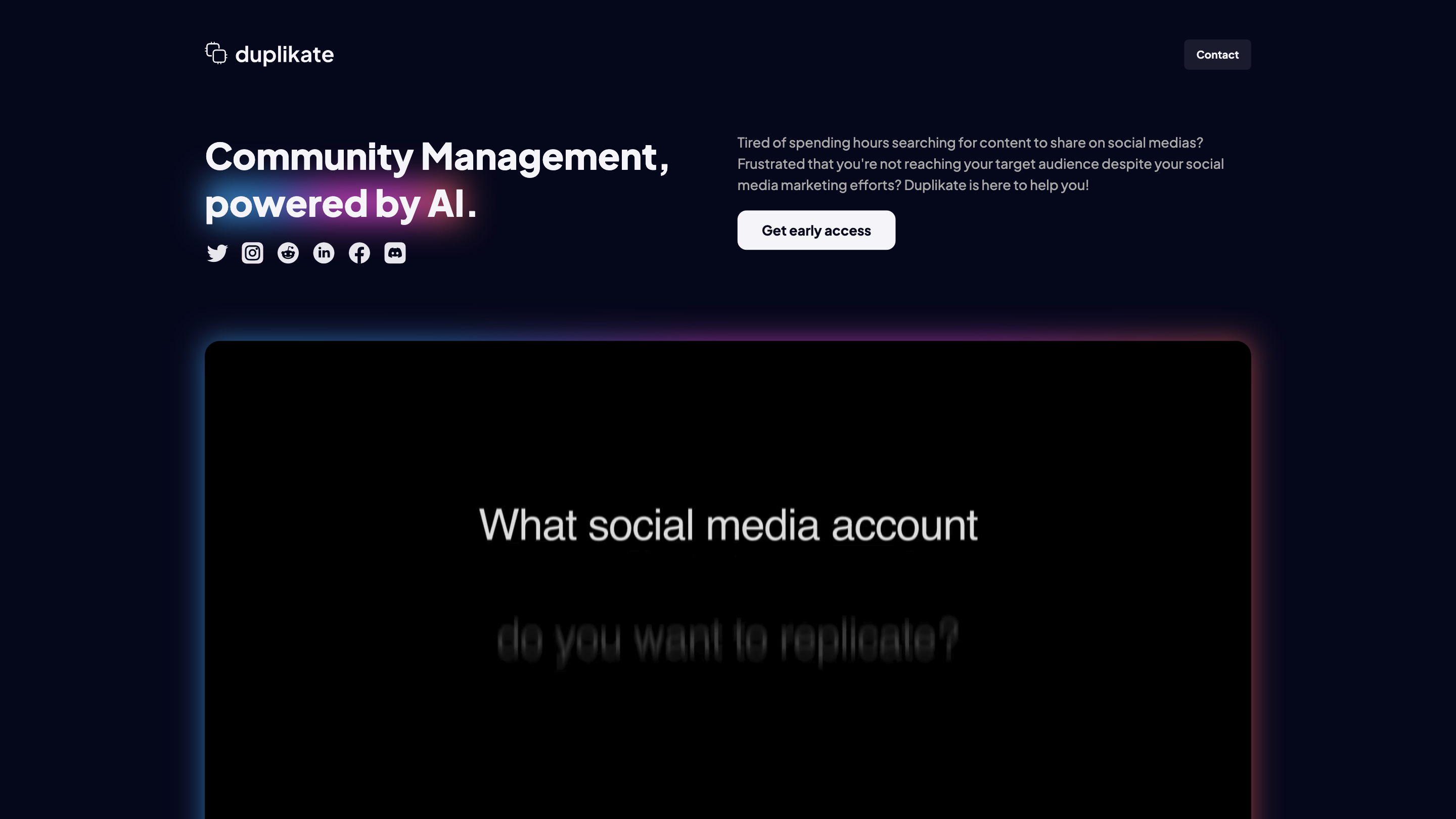Duplikate - Community Management Next Generation