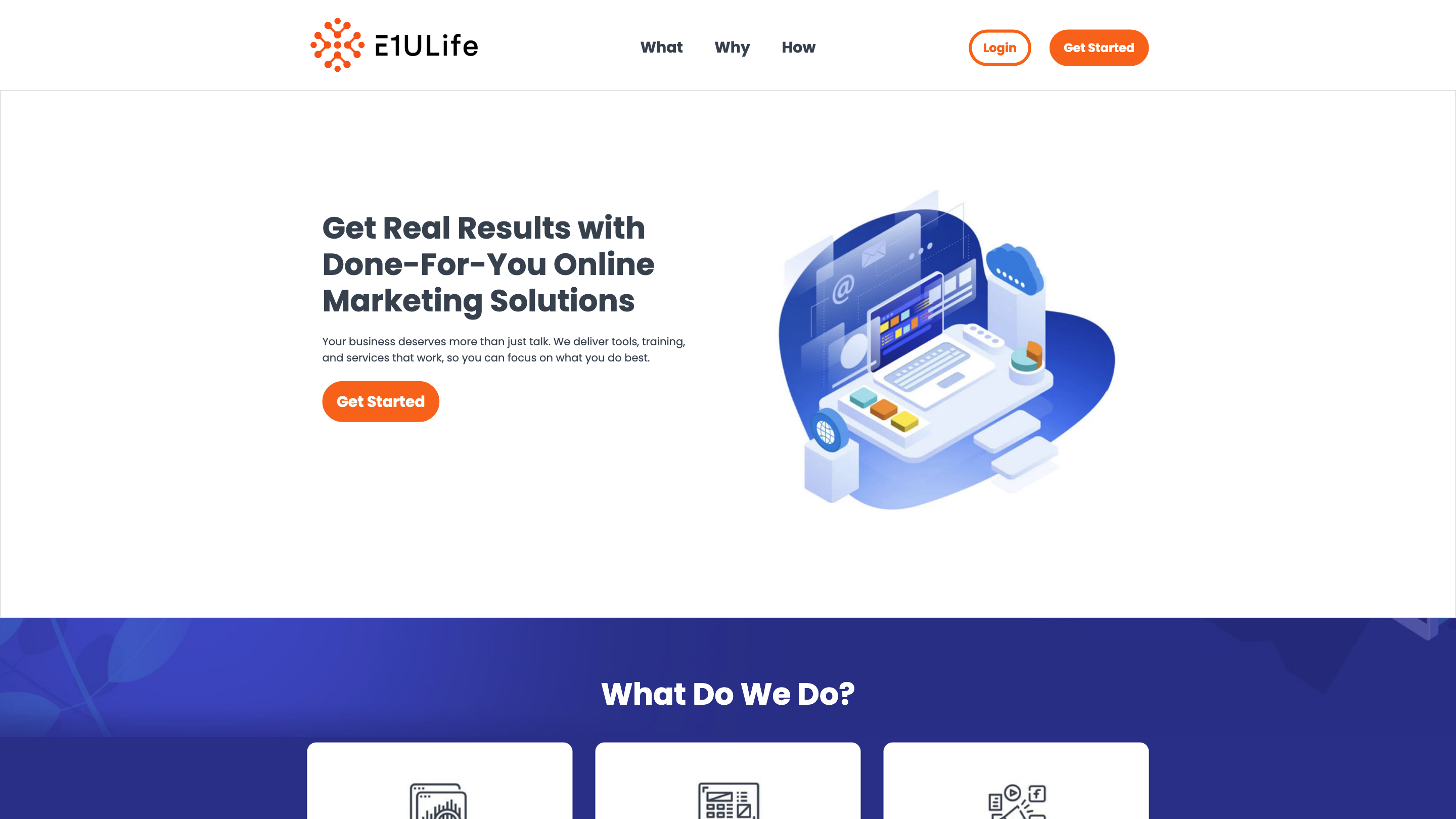 E1U Life All-in-one marketing platform