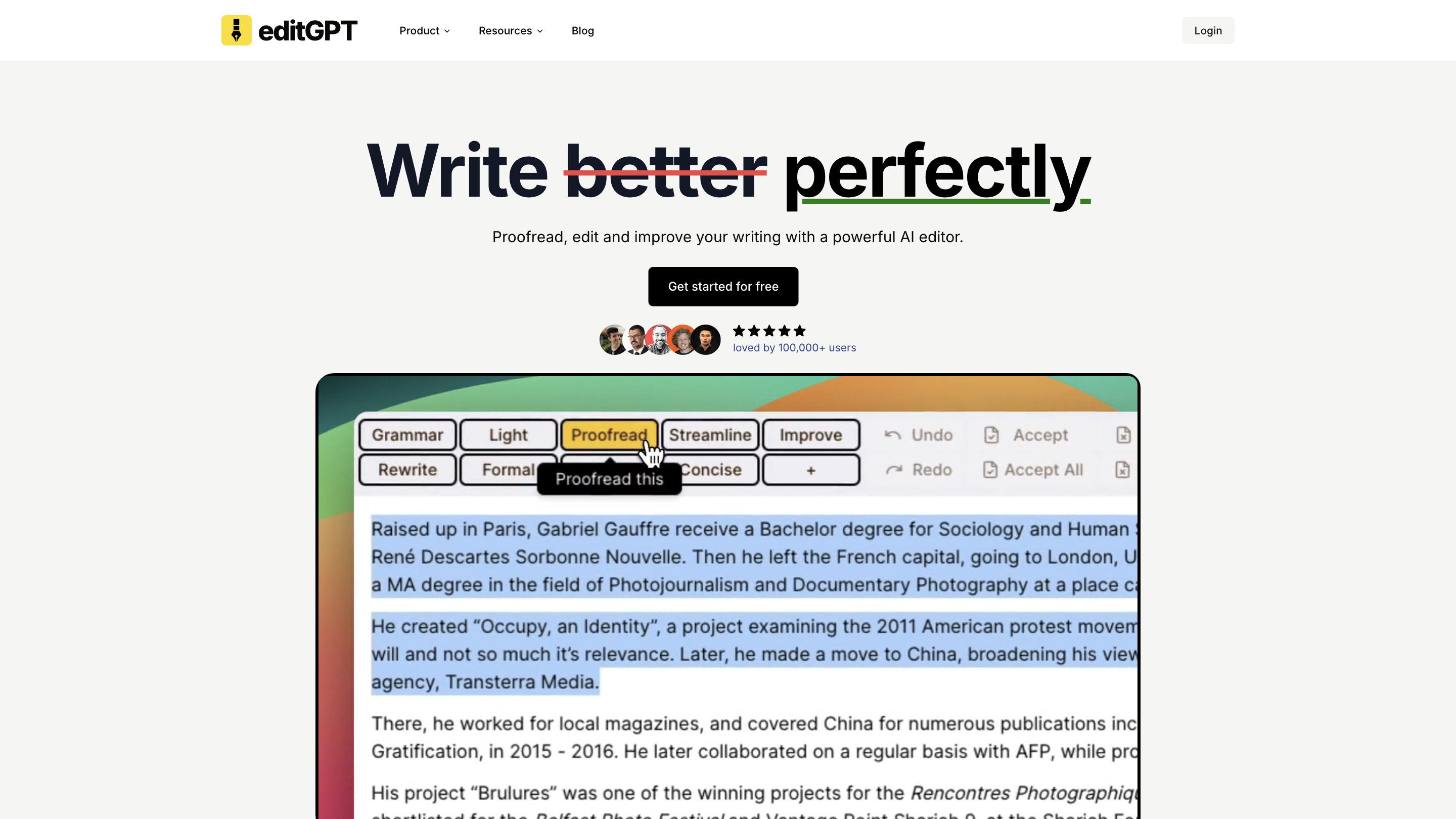 editGPT - Proofread, Edit, and Track Changes in chatGPT