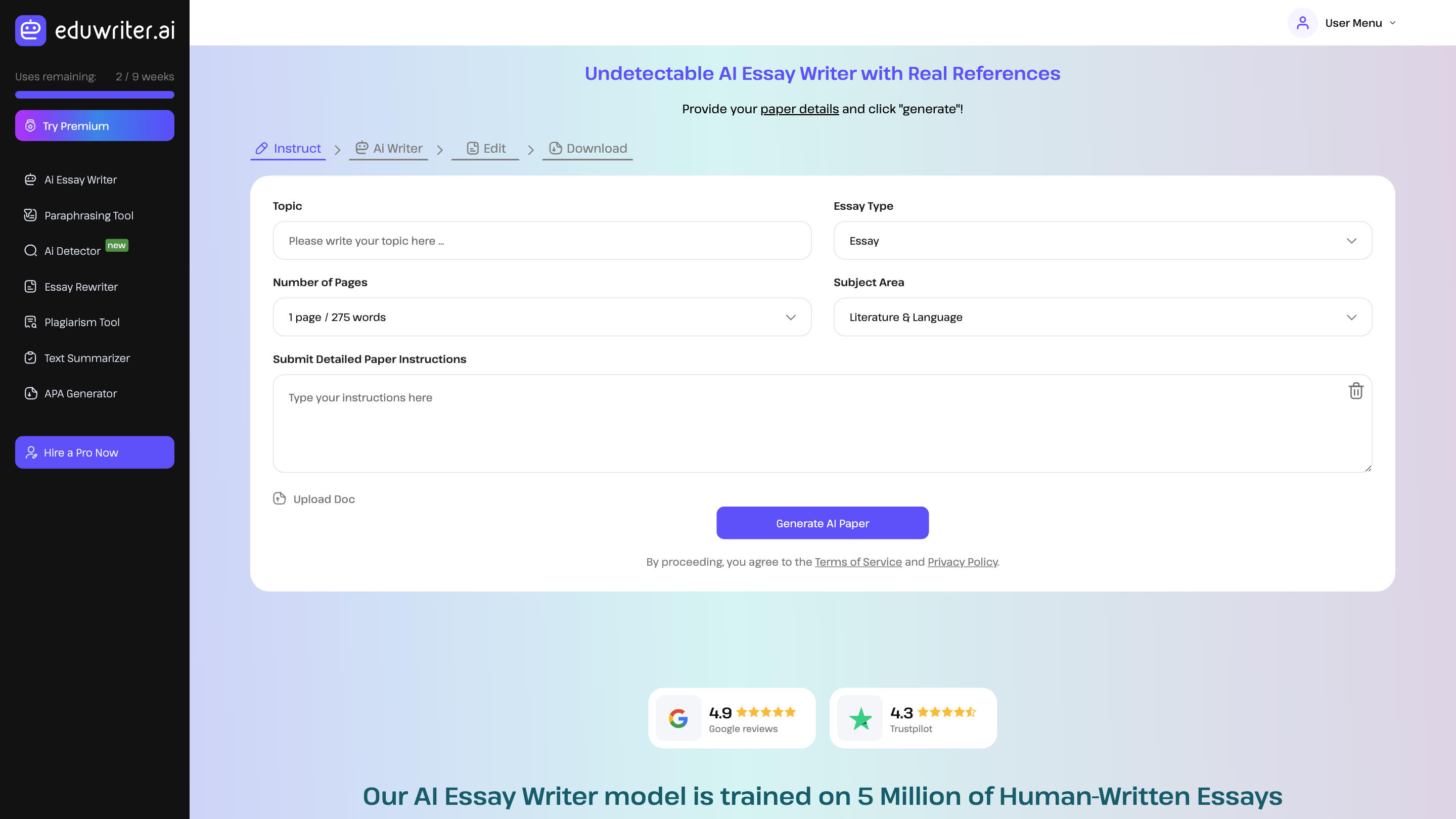 EduWriter.ai