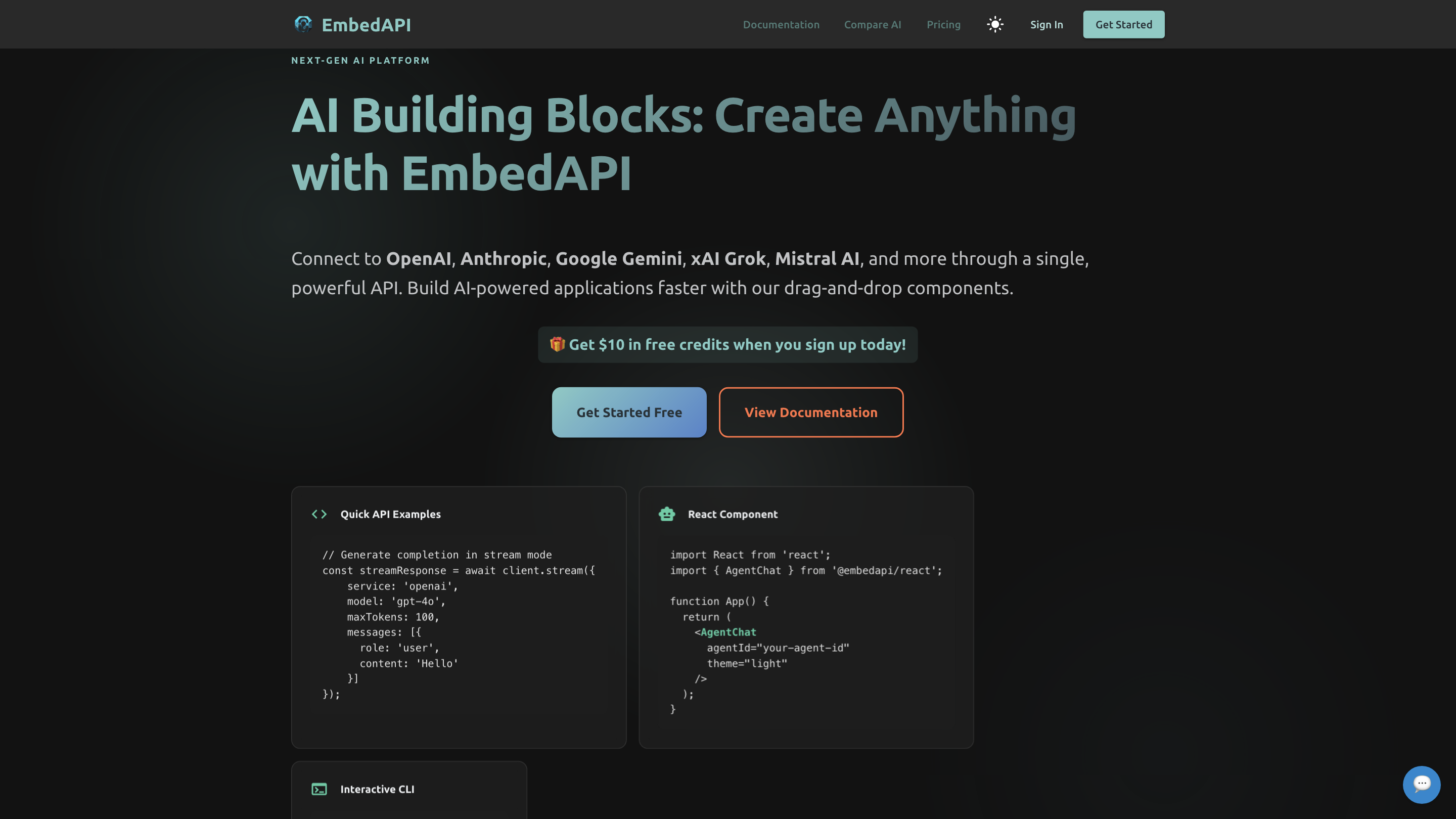 EmbedAPI