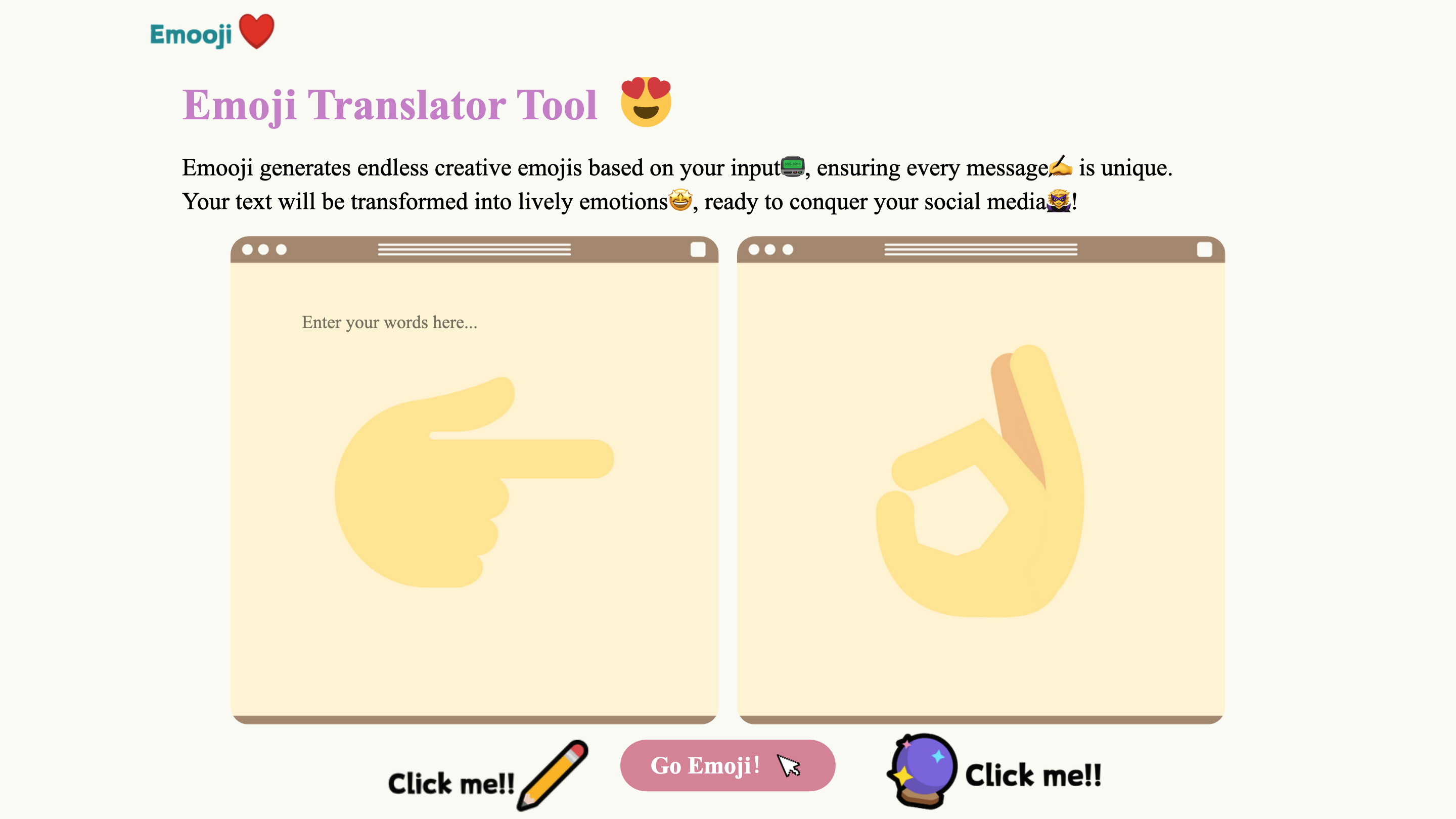 Emooji Fun Translator