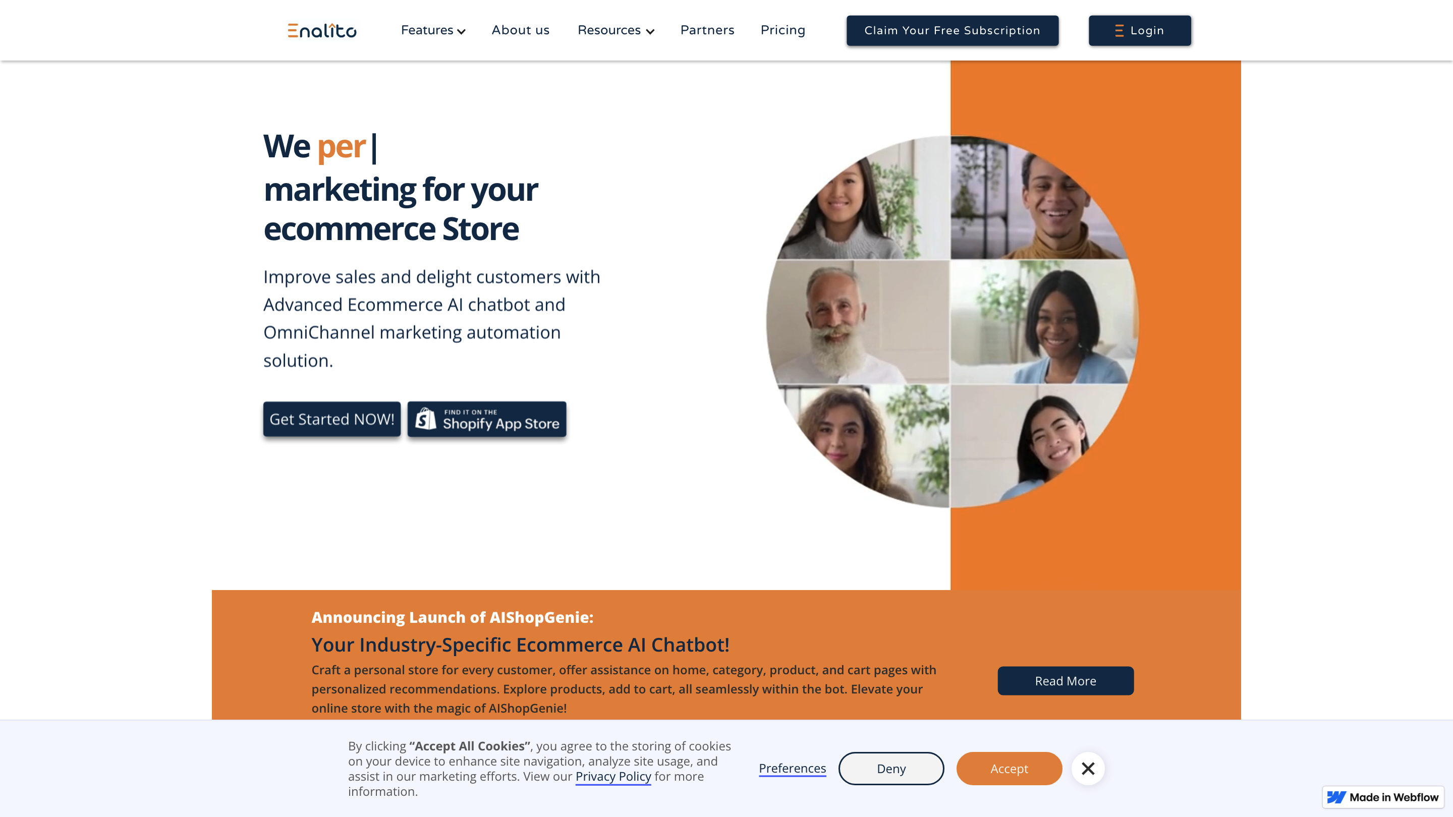 Enalito - A better Marketing Experience for your eCommerce business