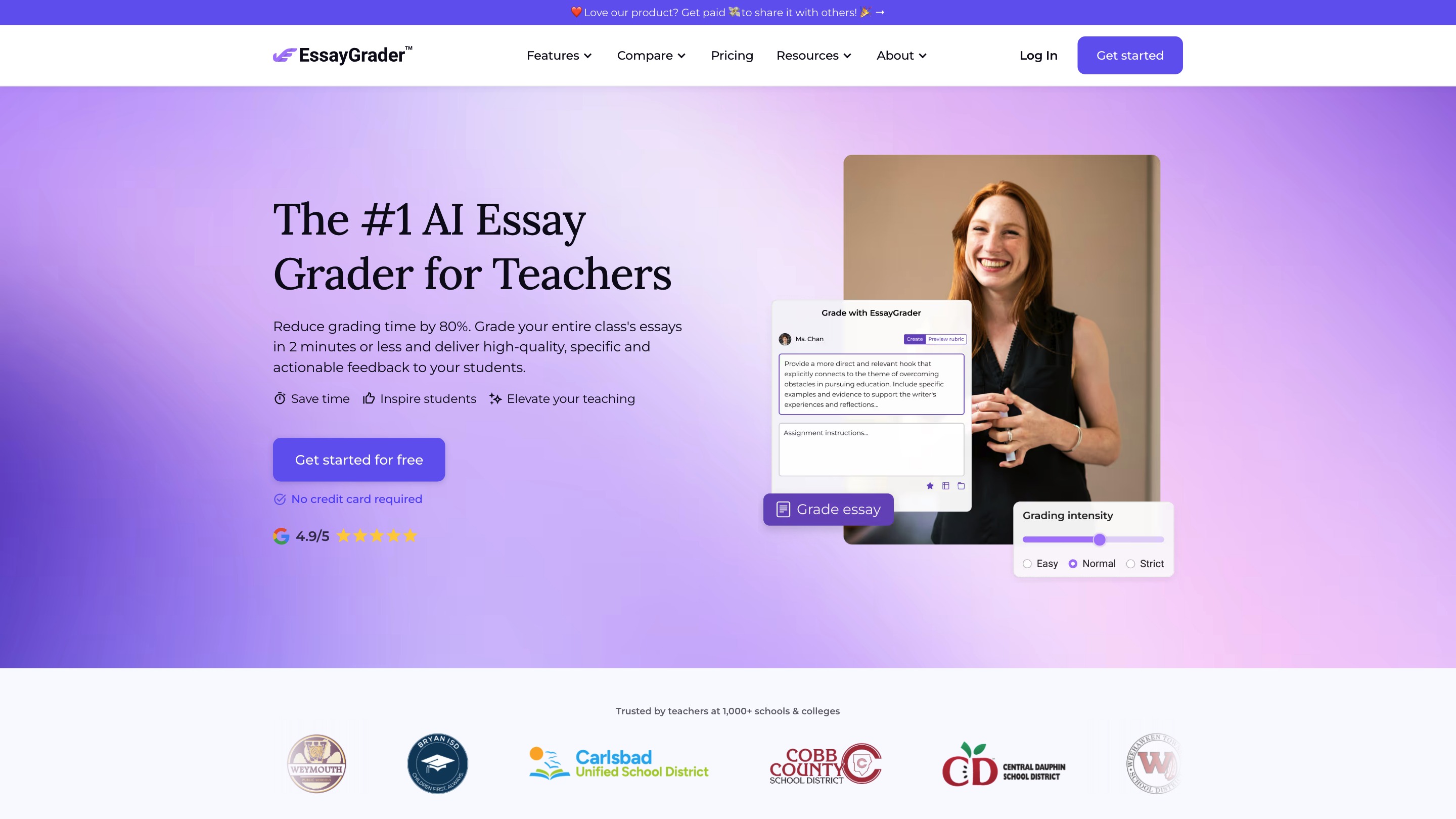 EssayGrader - Grade essays/papers online