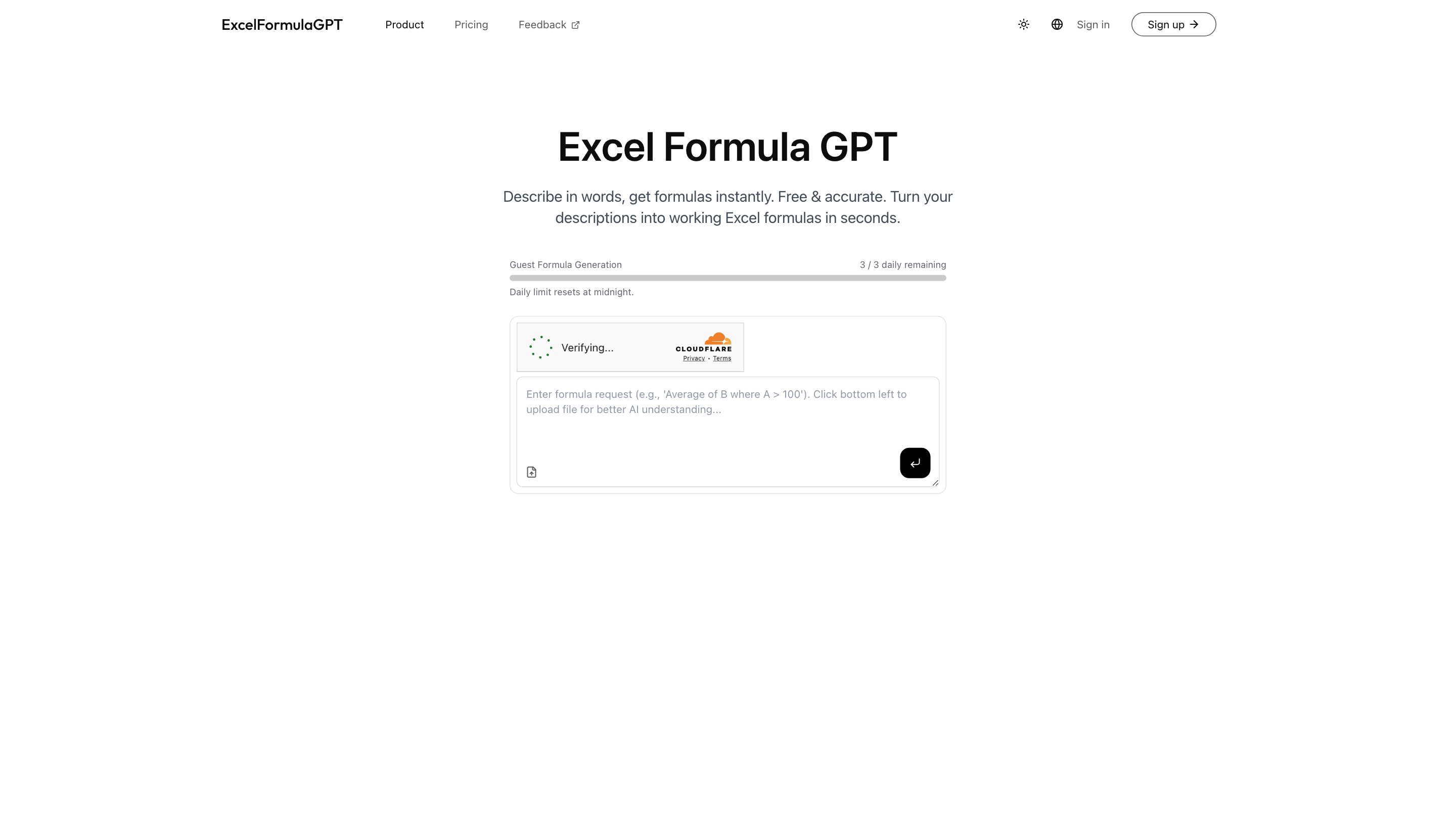 Excel Formula GPT