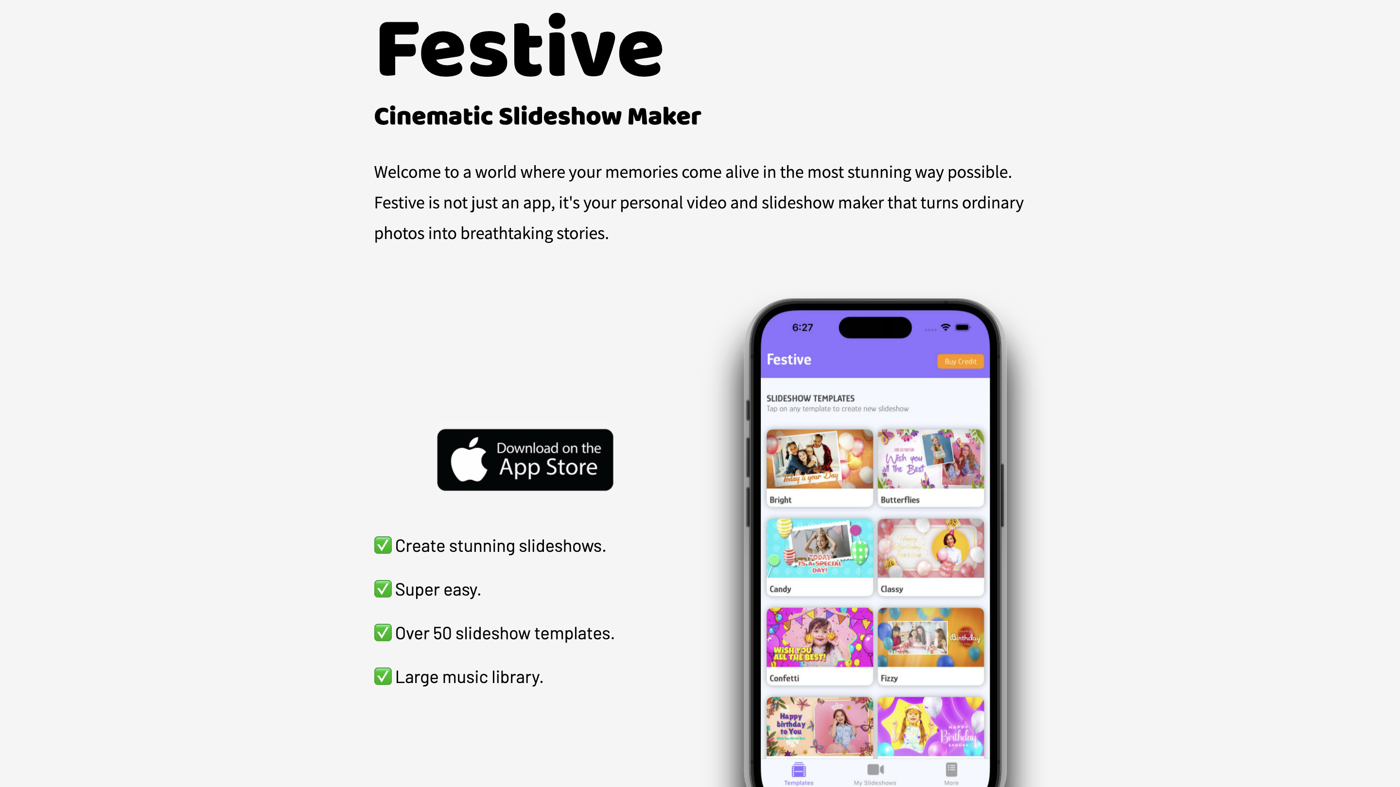 Festive Slideshow Maker