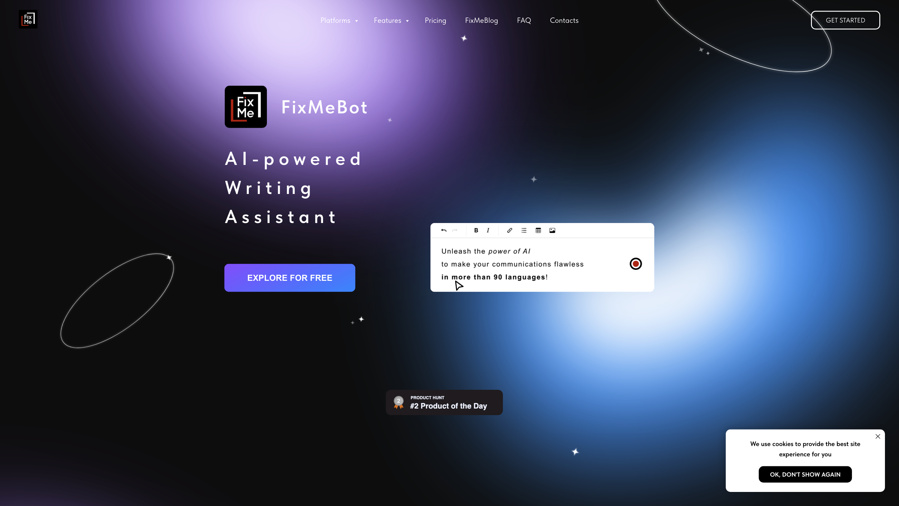 FixMeBot | AI-powered Language Assistant