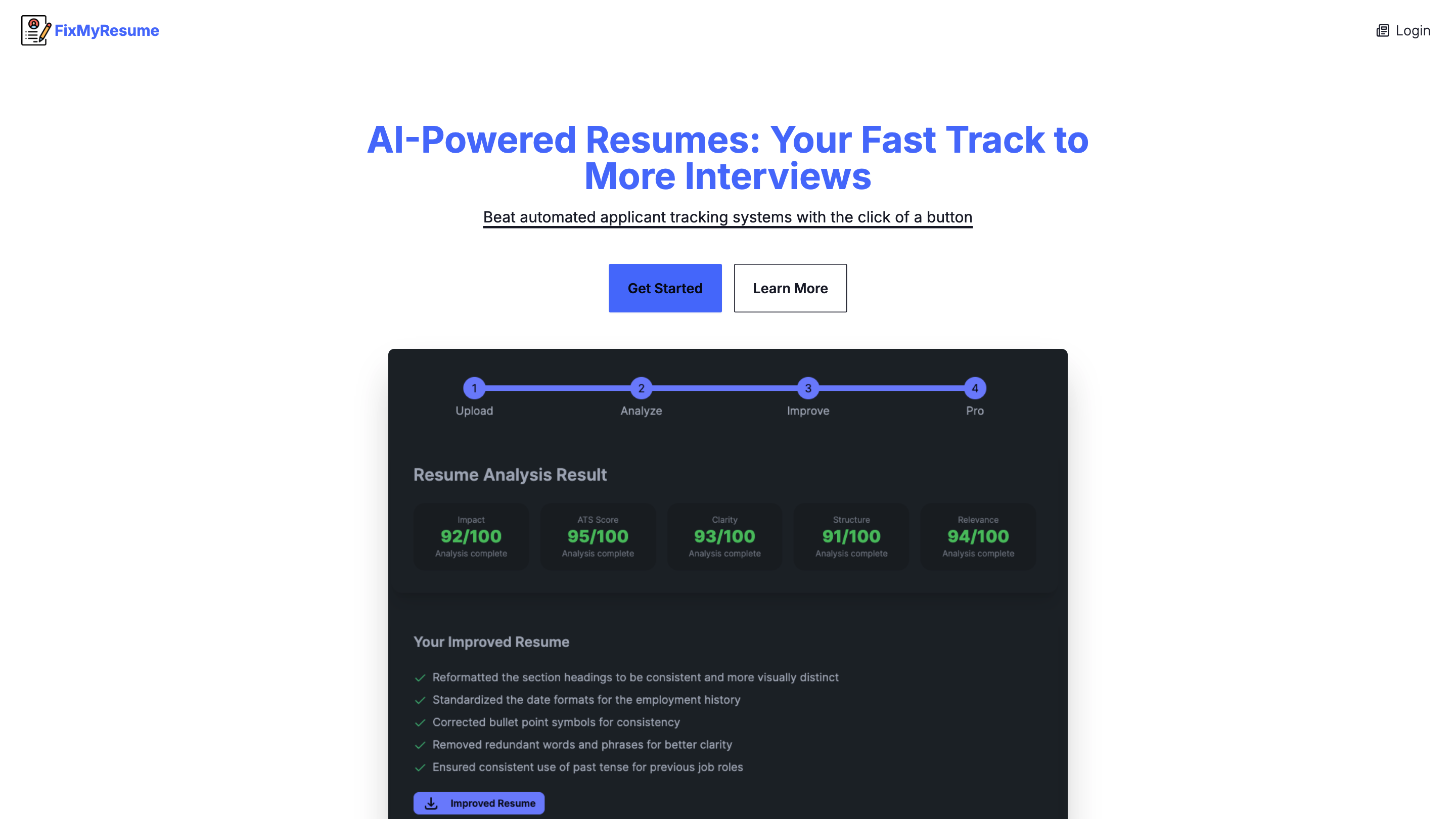 FixMyResume AI