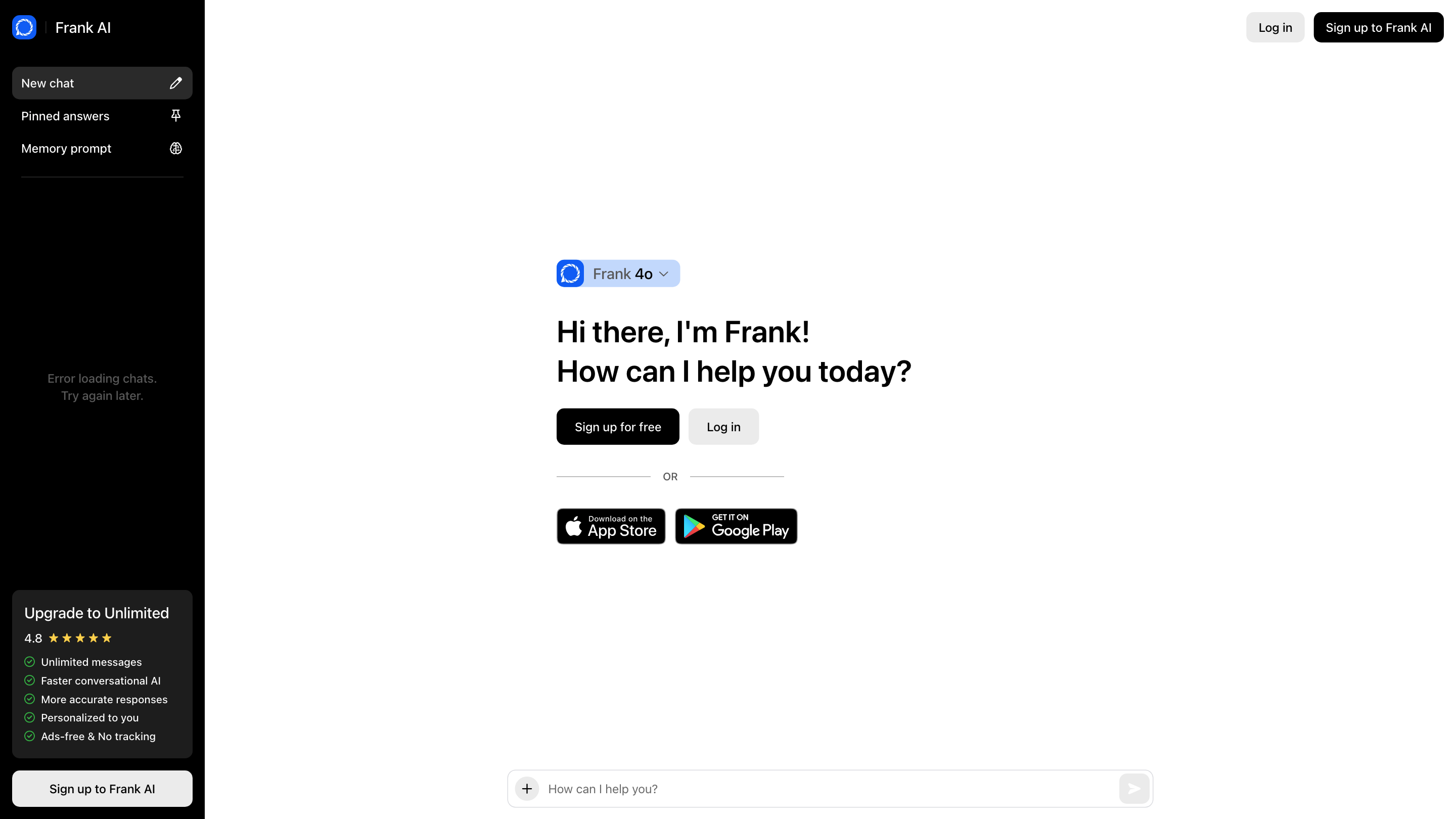 Frank - AI-powered search and content creation