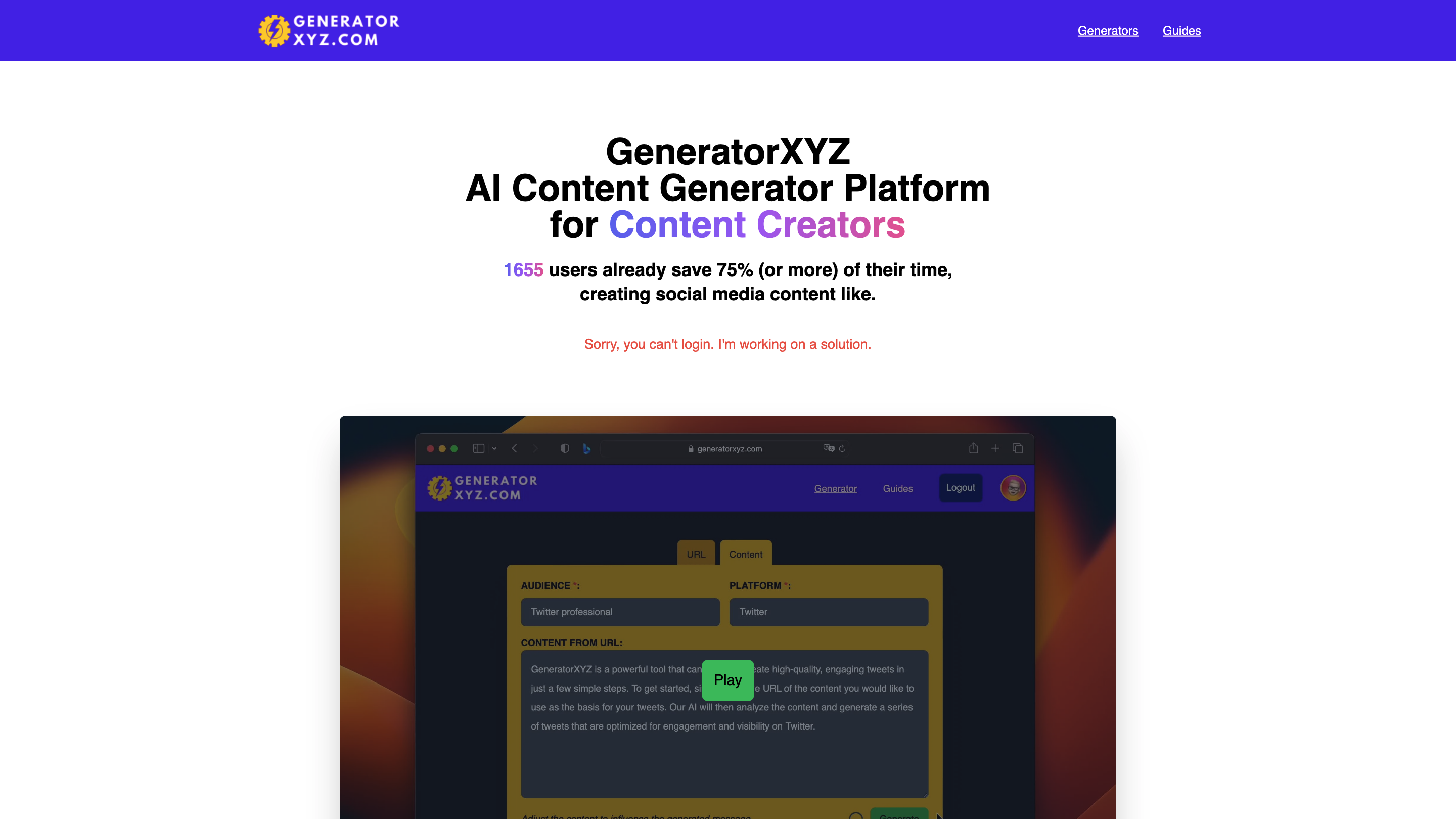 GeneratorXYZ