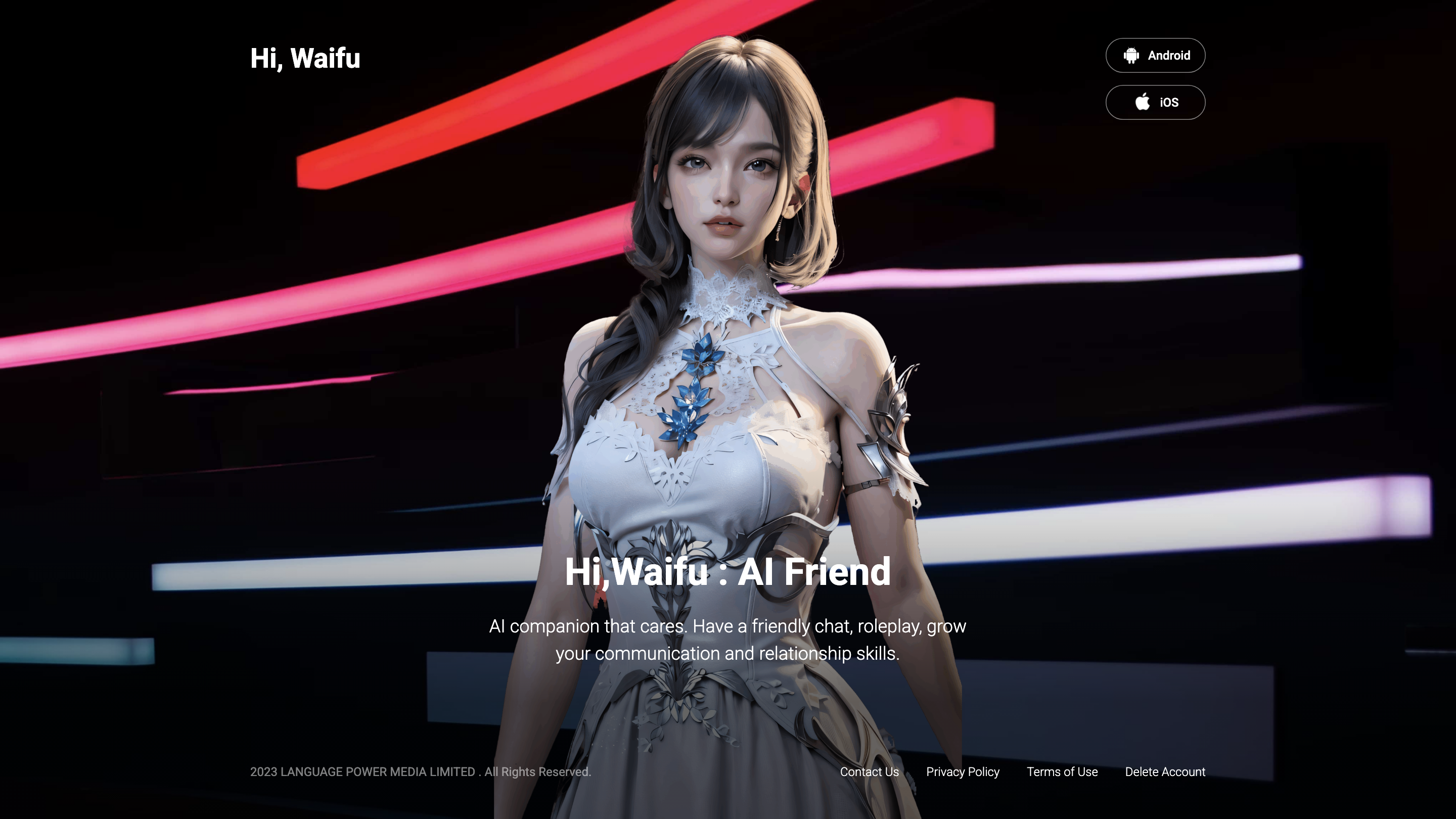 Hi, Waifu : AI Friend