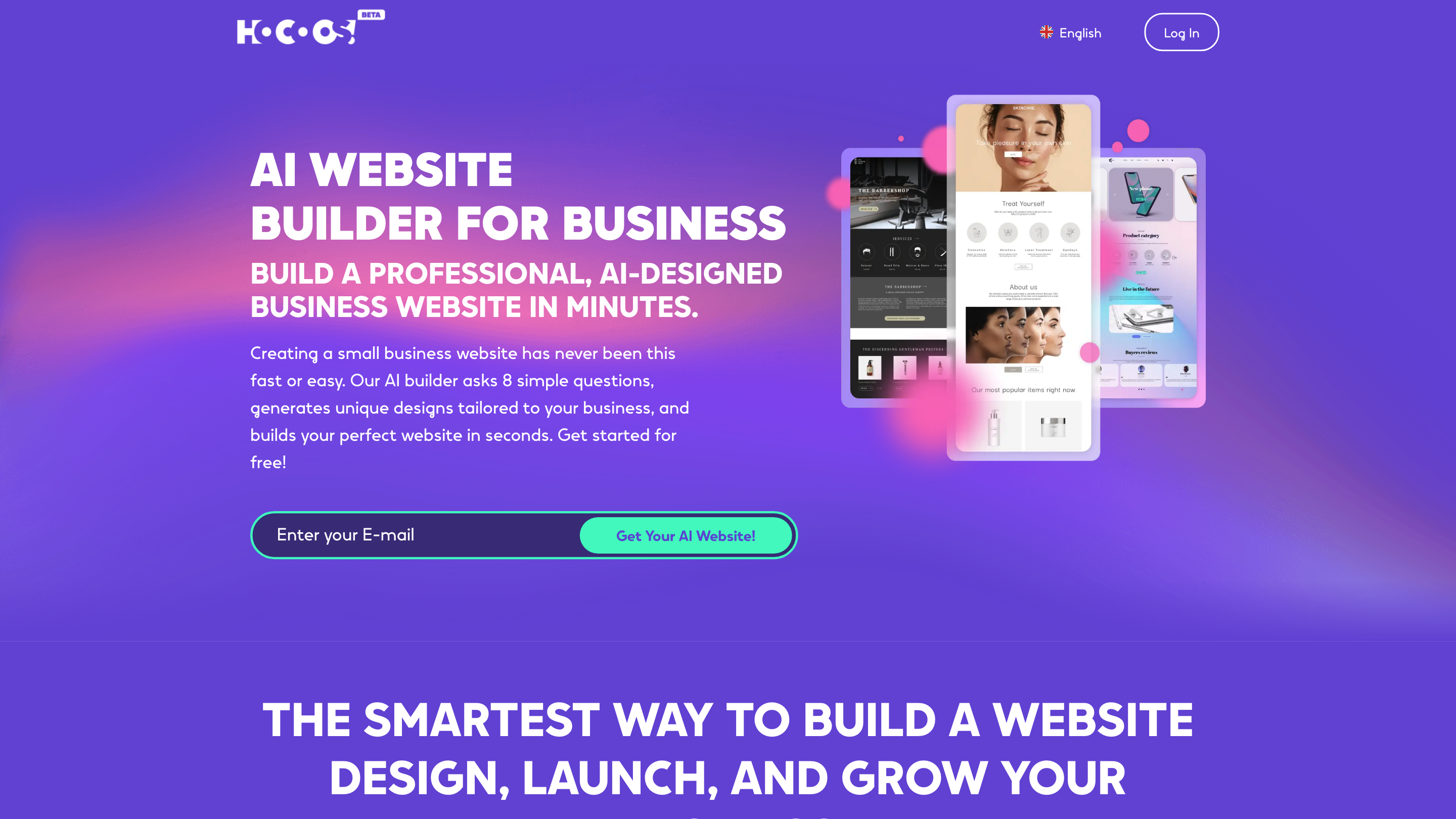 Hocoos AI Website Builder