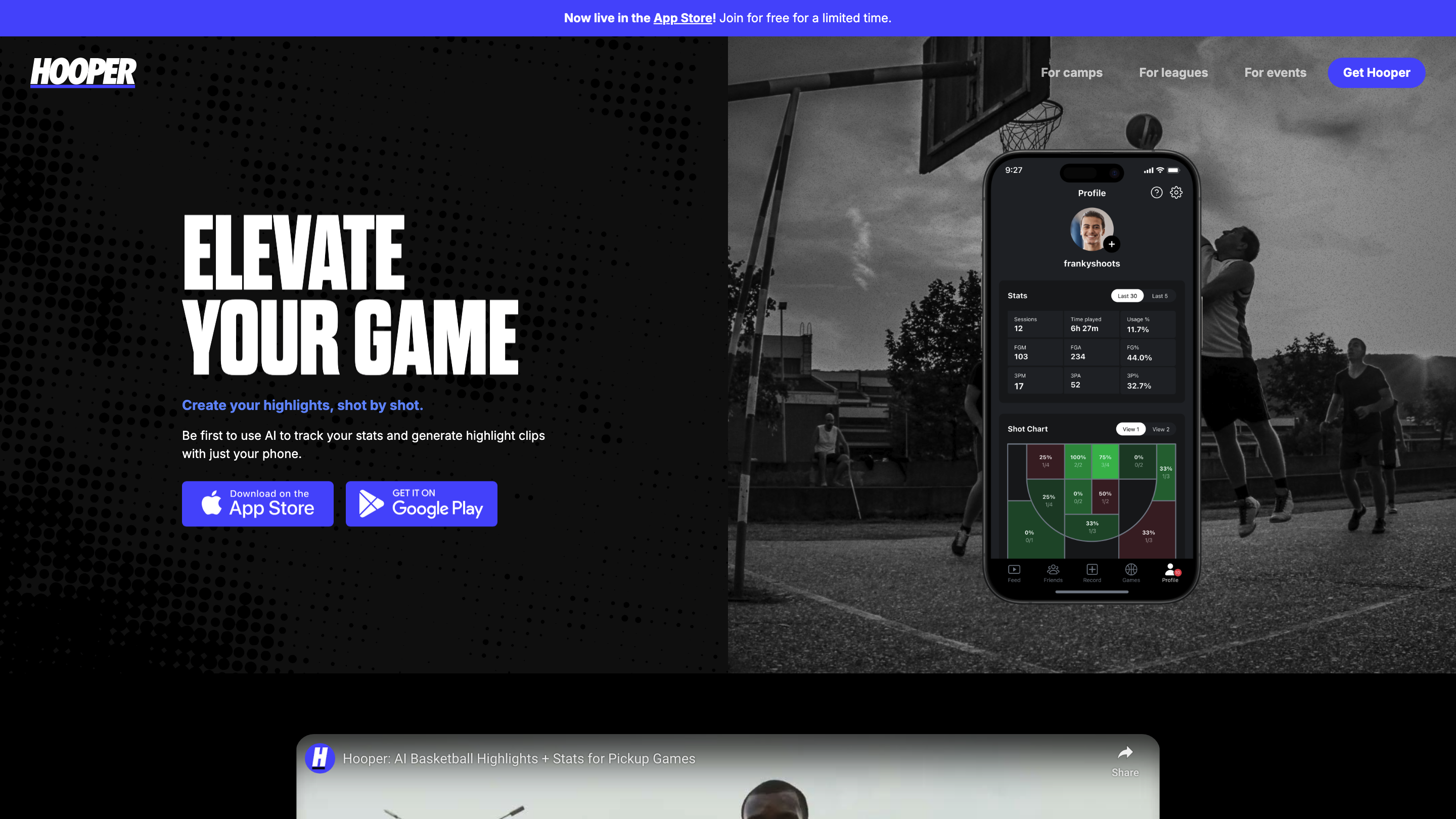 Hooper AI Stats & Highlights