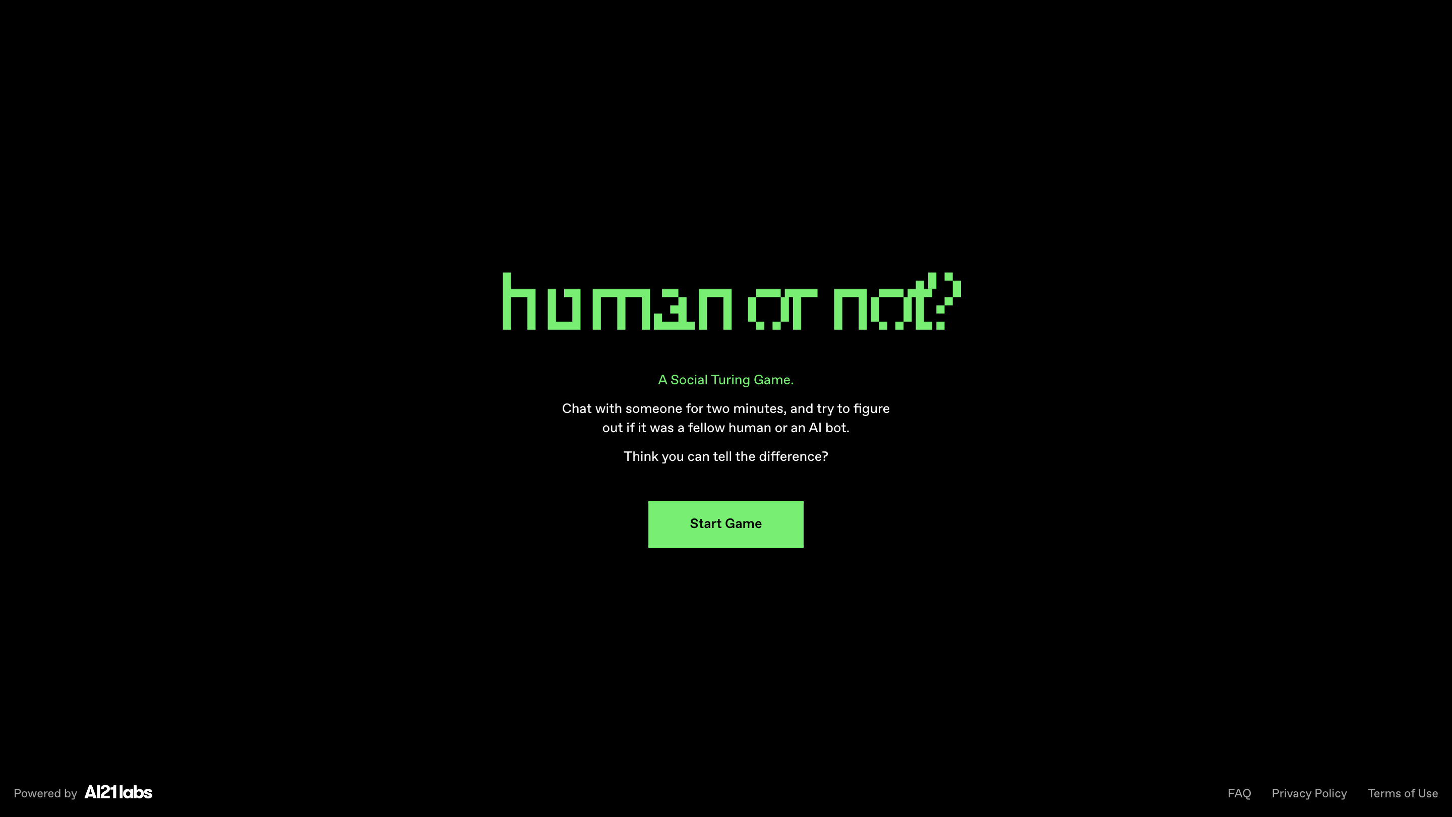 Human or Not? // A Social Turing Game