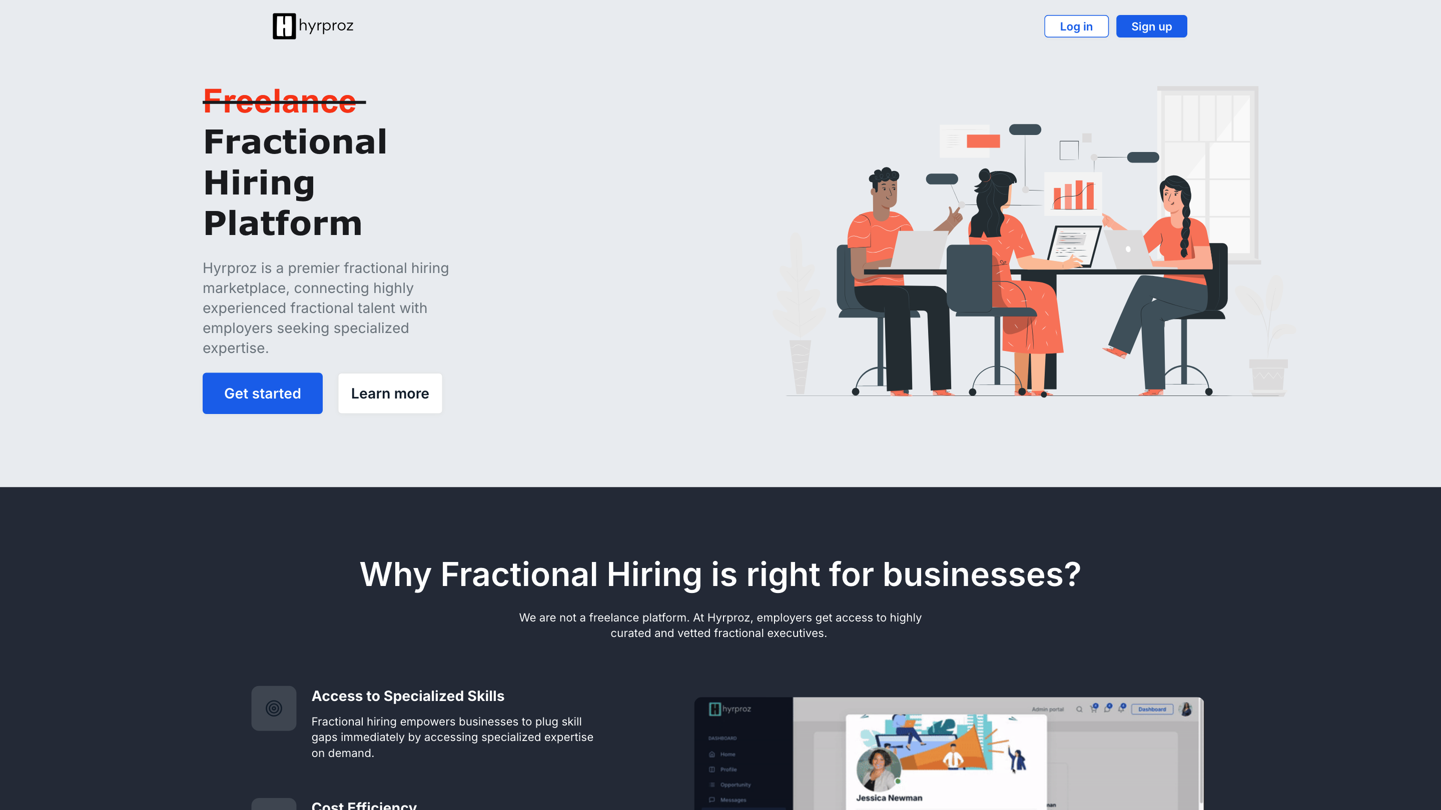 Hyrproz - Fractional Talent Marketplace
