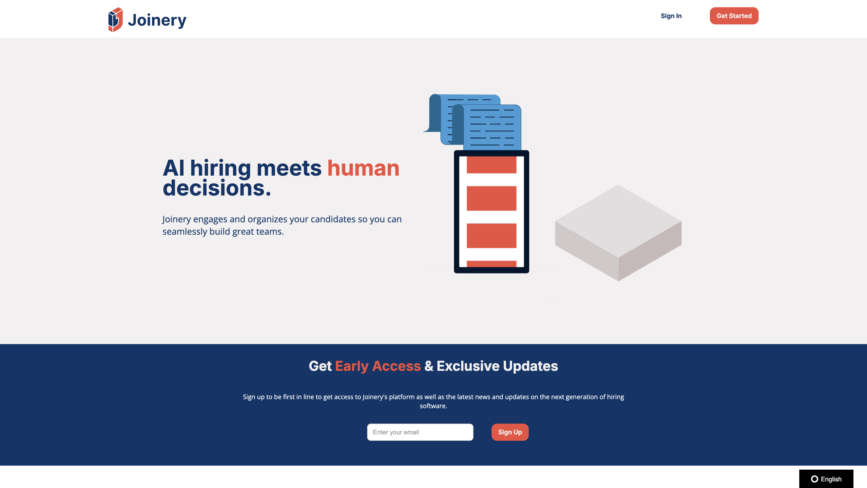 Joinery: AI Hiring Engagement Platform
