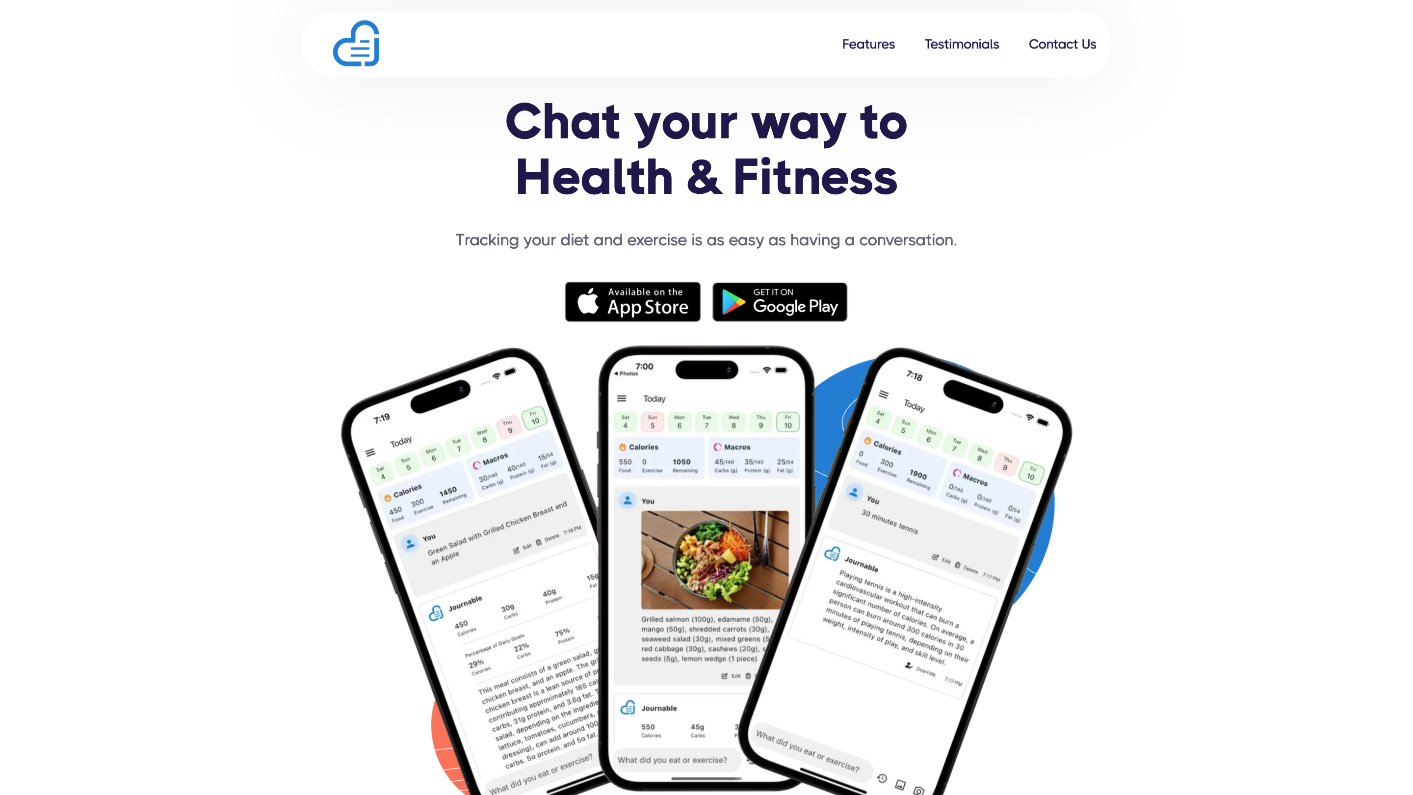 Journable - Food and Fitness Journal
