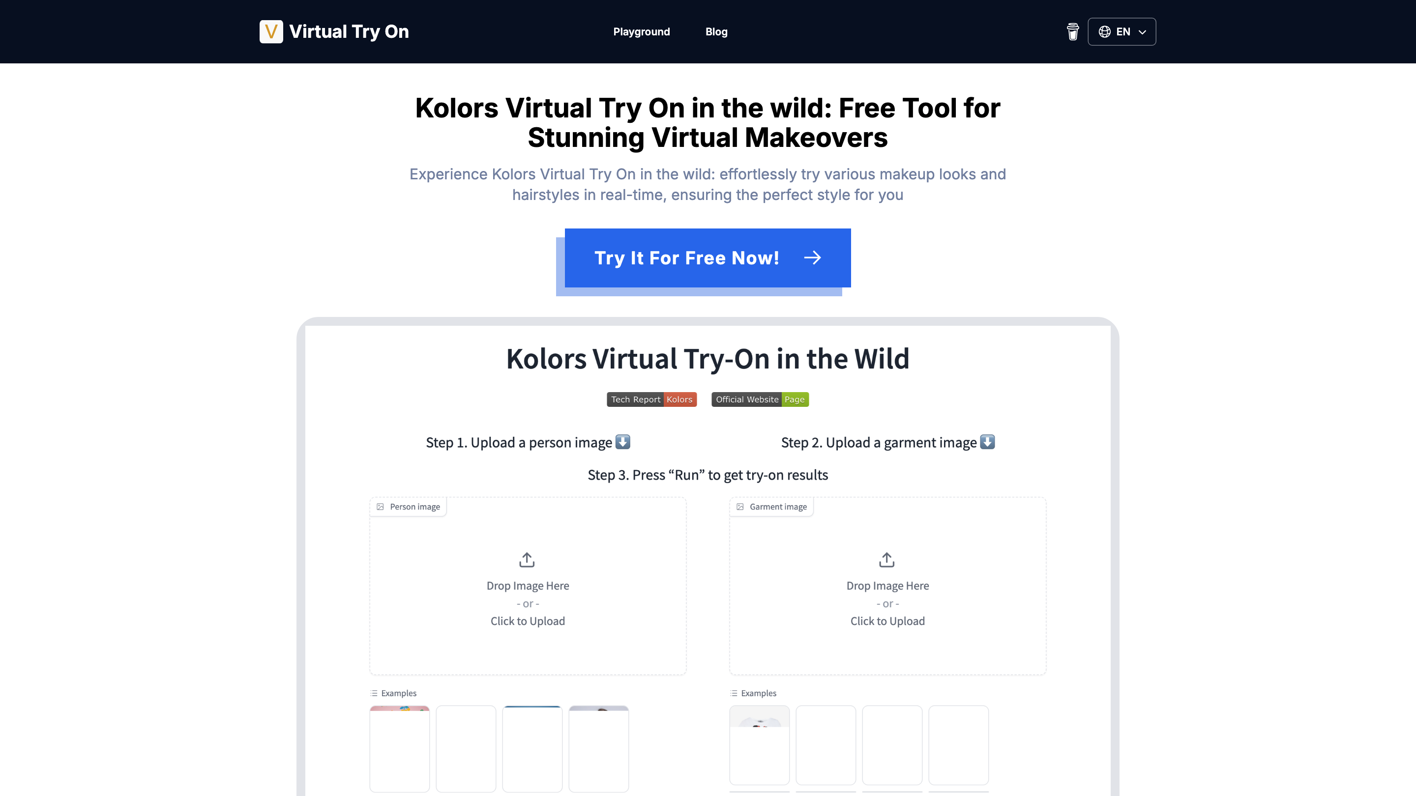 Kolors Virtual Try On AI