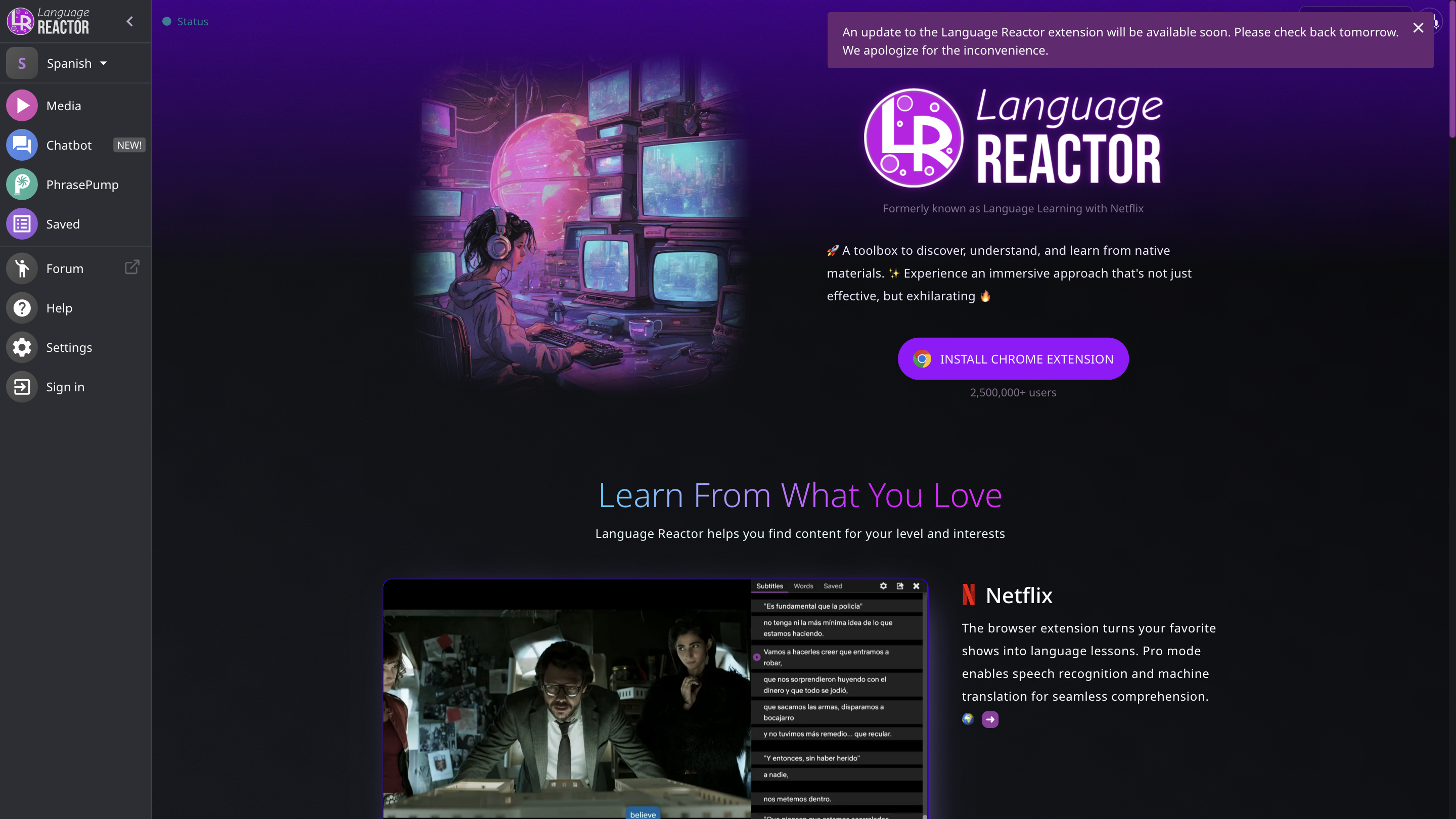 Language Reactor