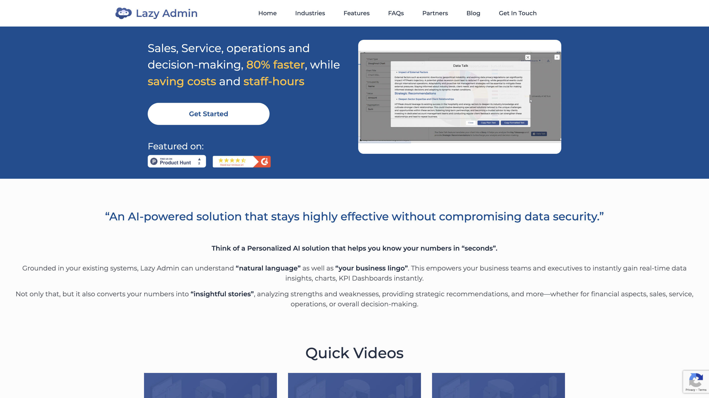 Lazy Admin: AI-Powered Quick Reporting Tool