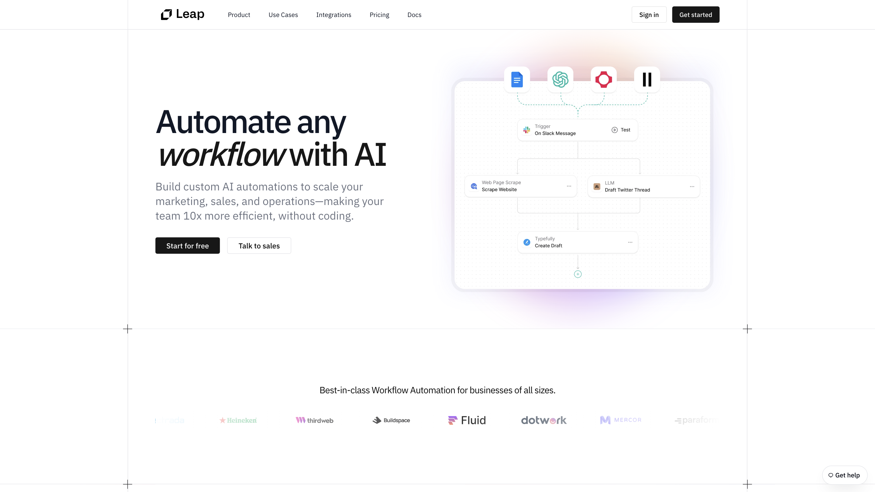 Leap AI SEO Platform