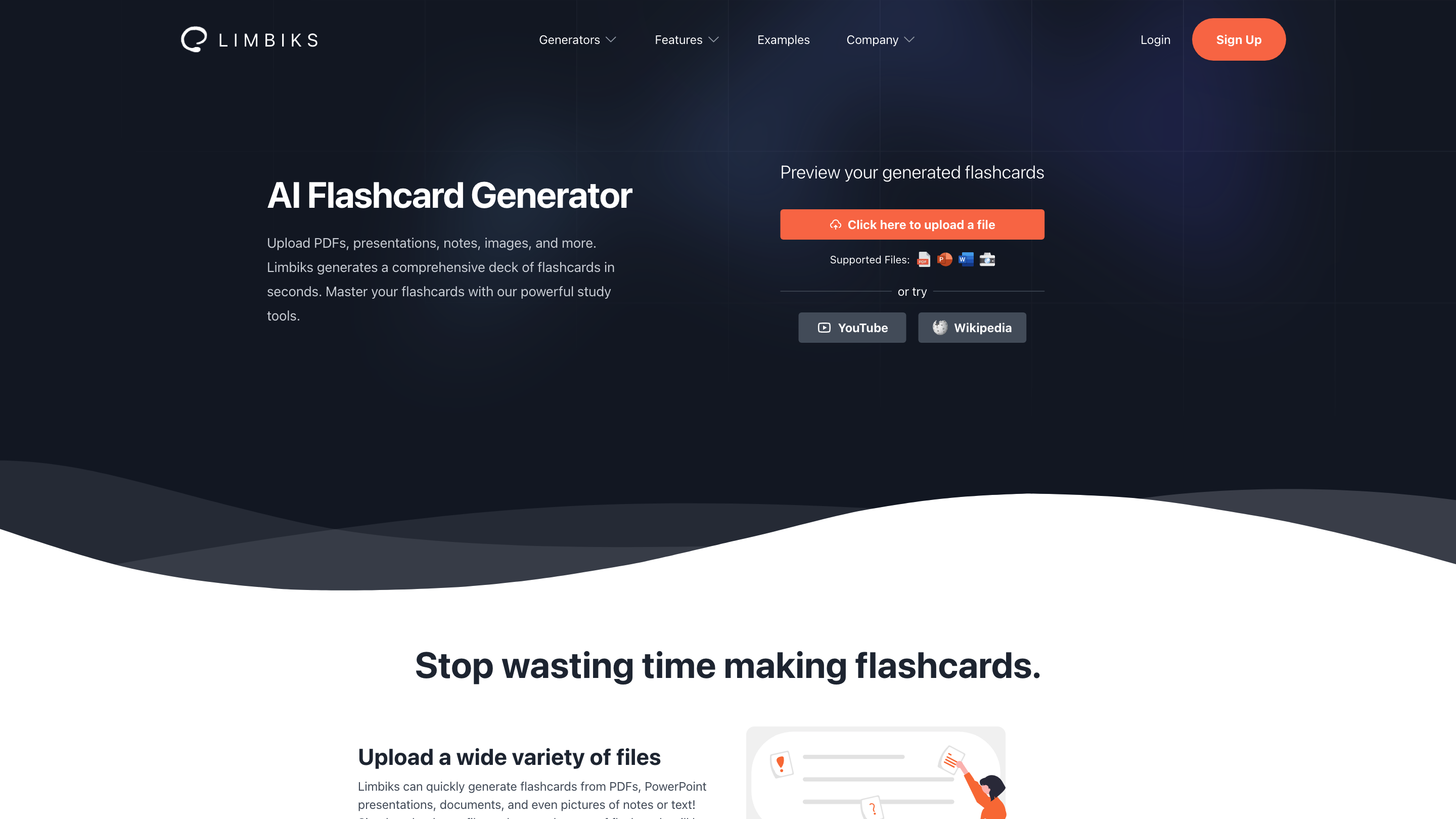 Limbiks - AI Flashcard Generator