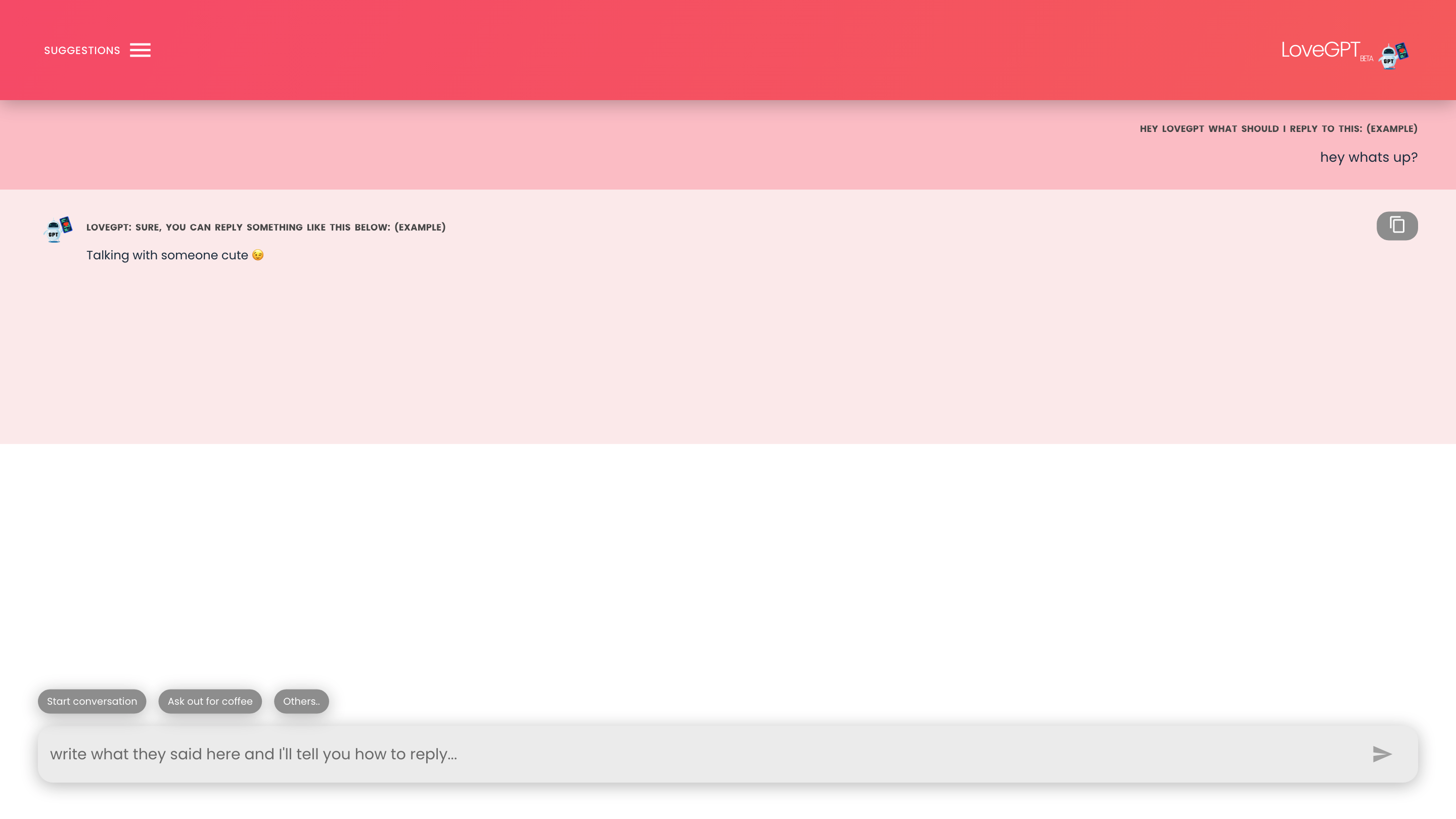 LoveGPT: Enhance Your Romantic Relationships with AI-powered Conversational Support