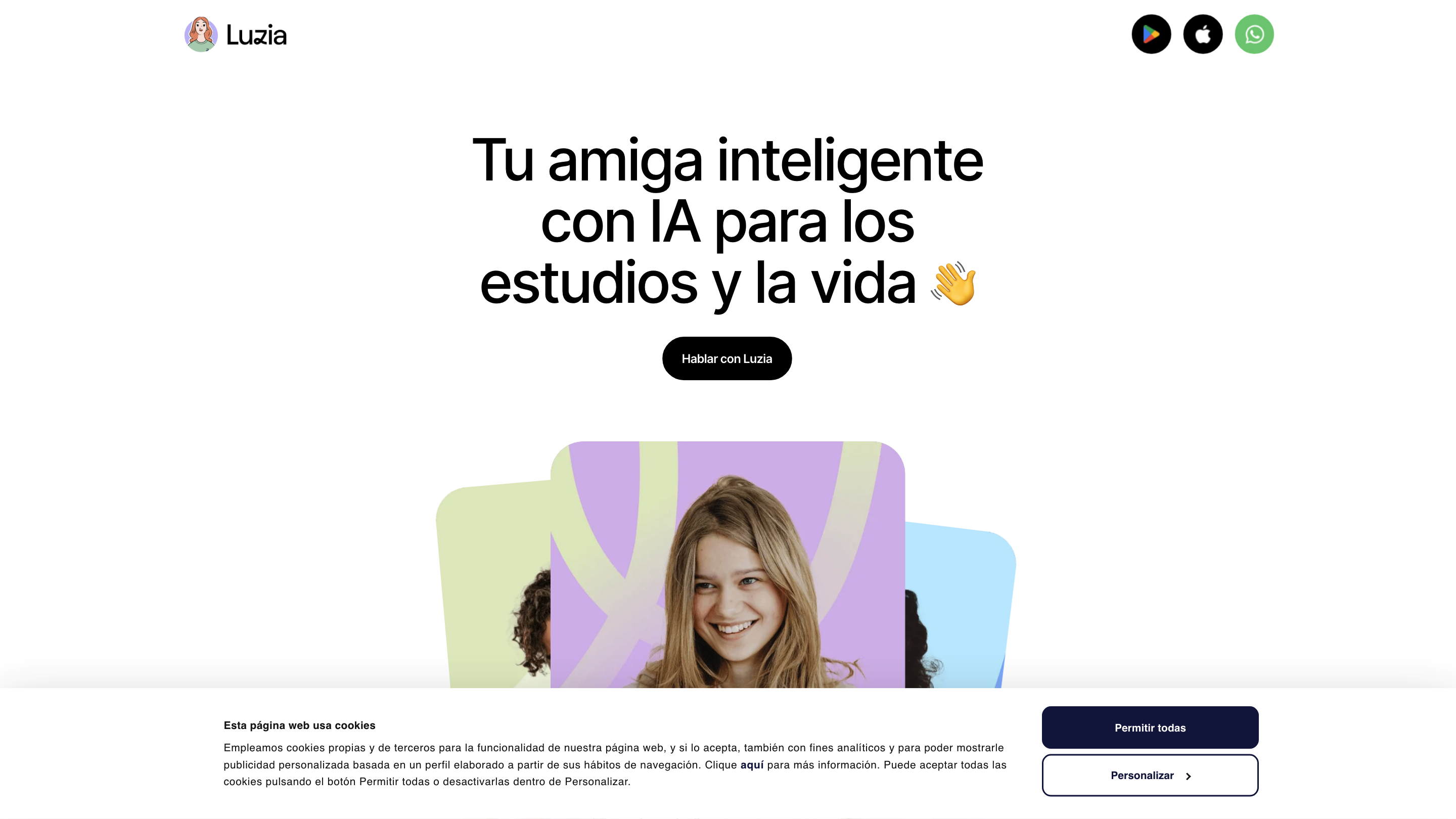 Luzia: Your intelligent assistant at a click
