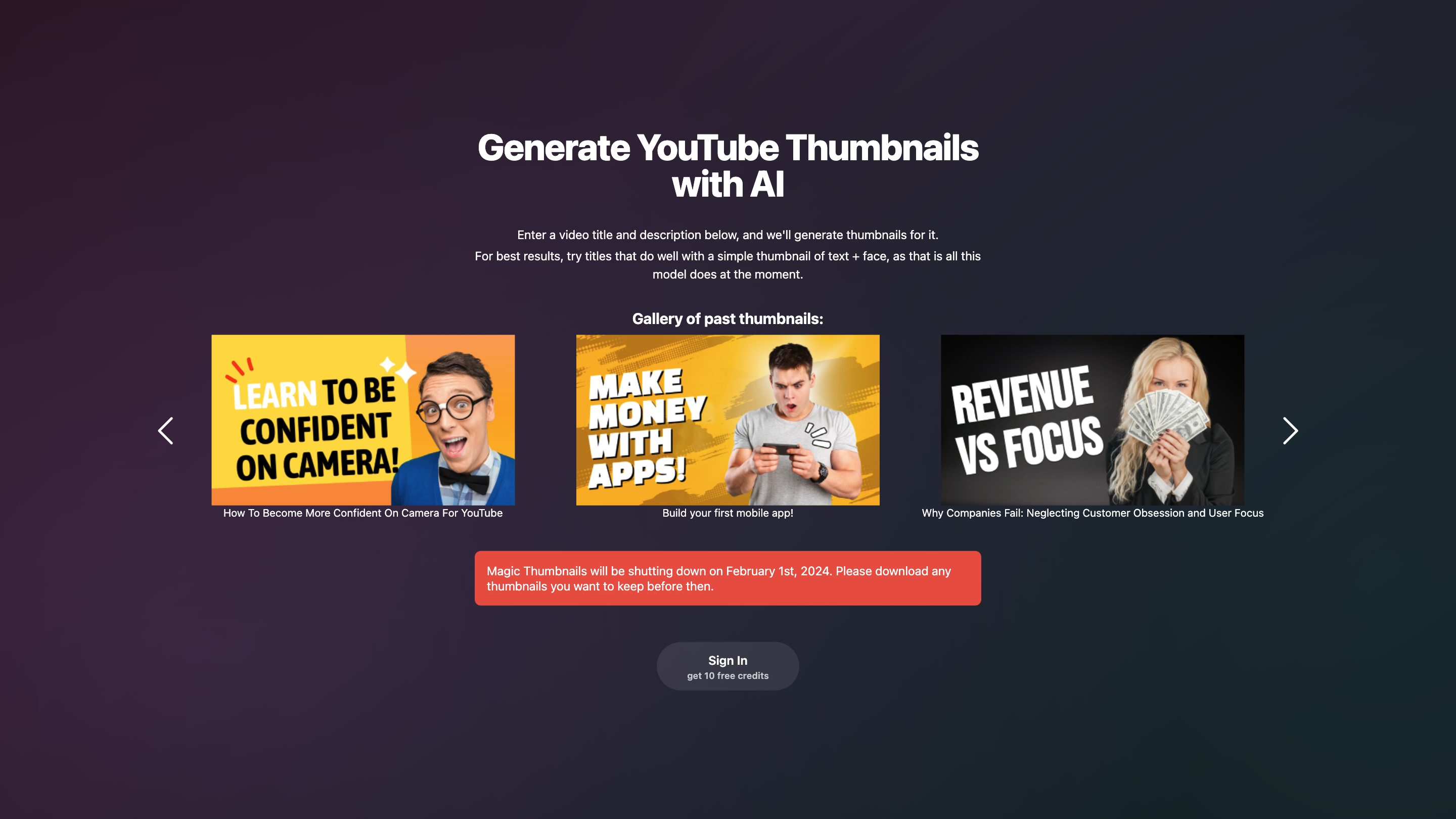 Magic Thumbnails