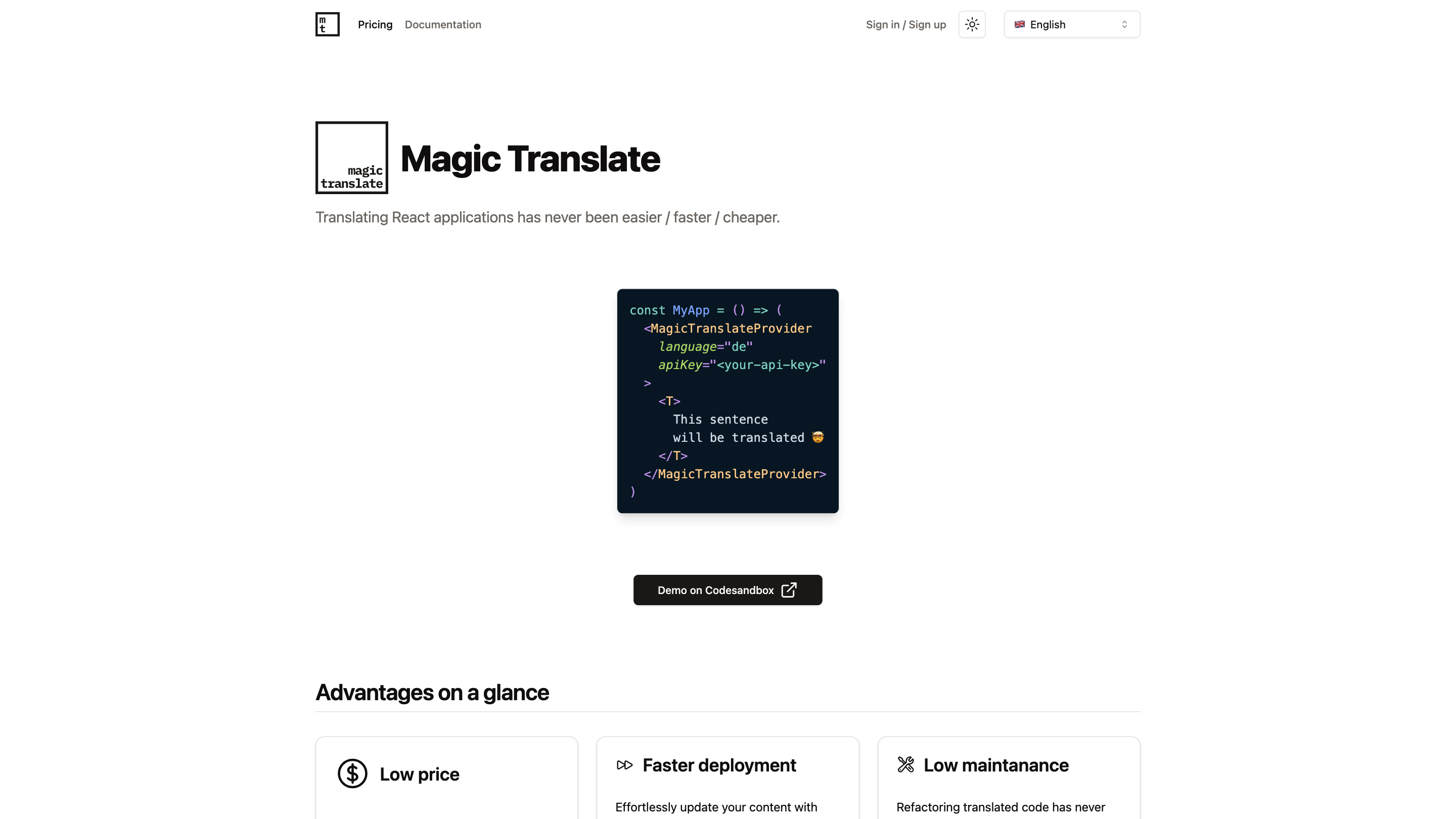 Magic Translate
