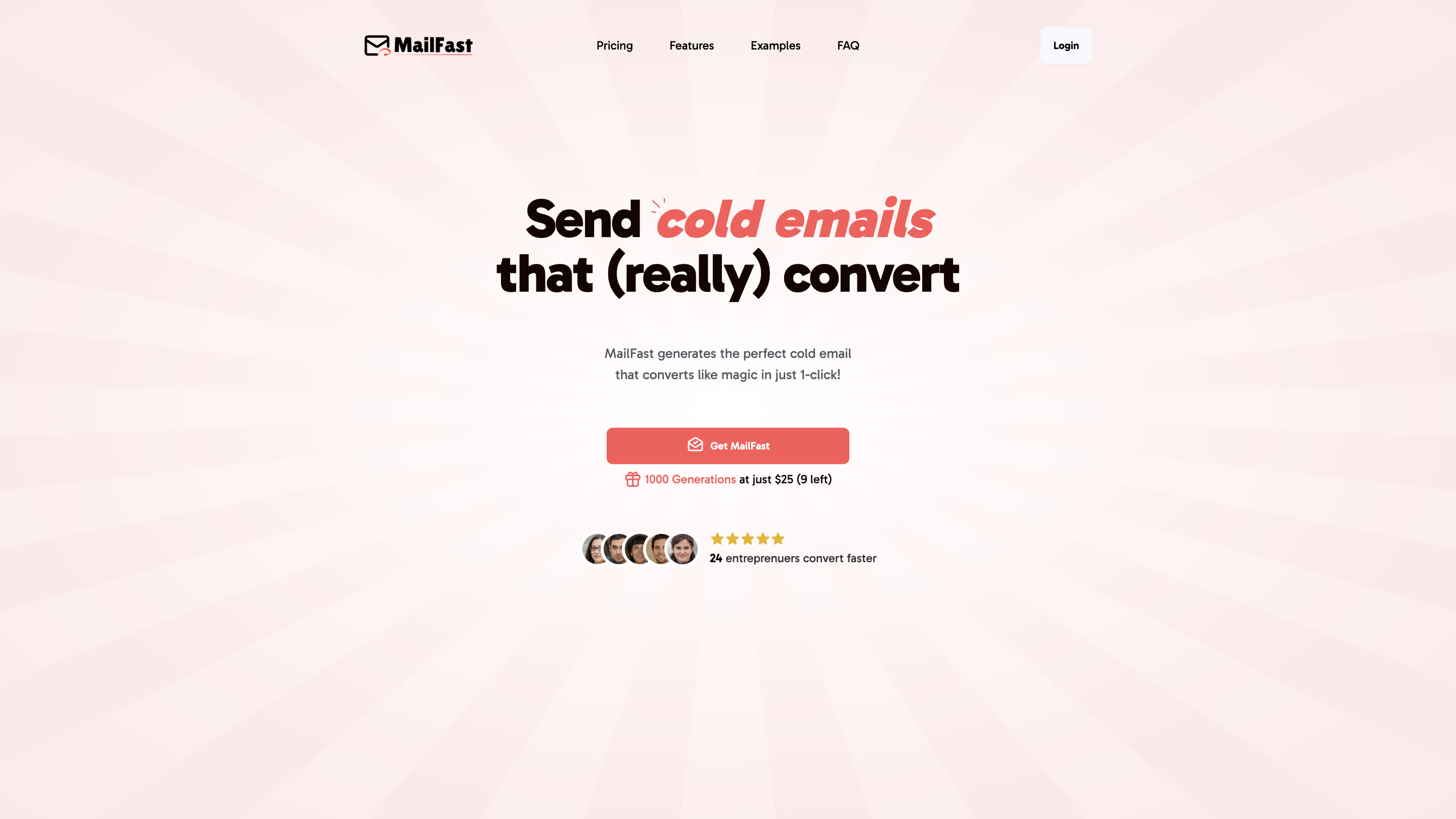 MailFast AI Cold Email Generator