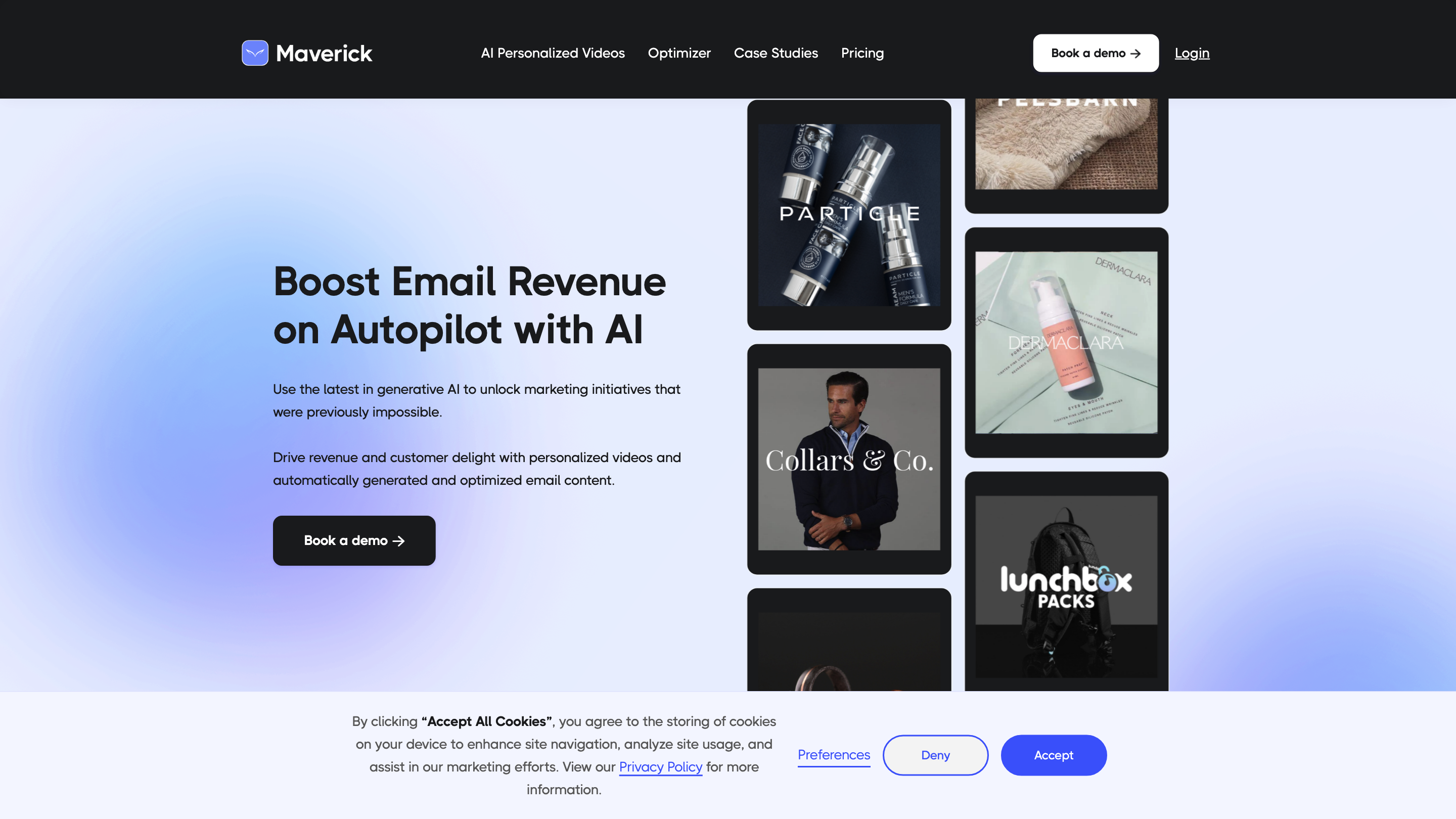 Maverick - AI Generated Personalized Videos at Scale | Ecommerce Video Marketing