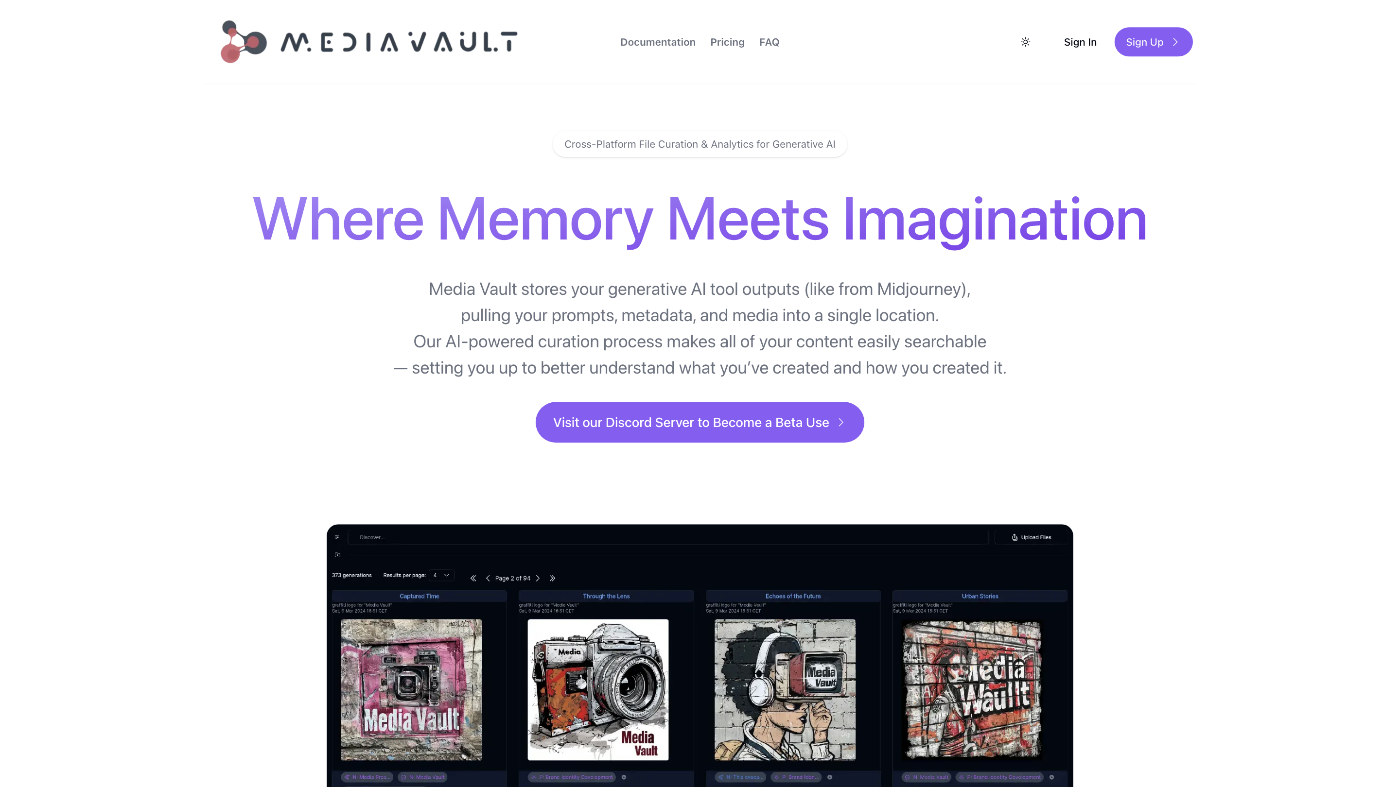 Media Vault AI
