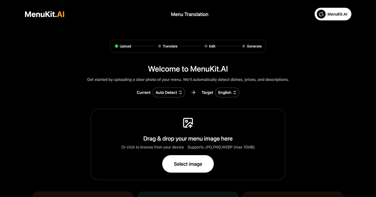 MenuKit.AI