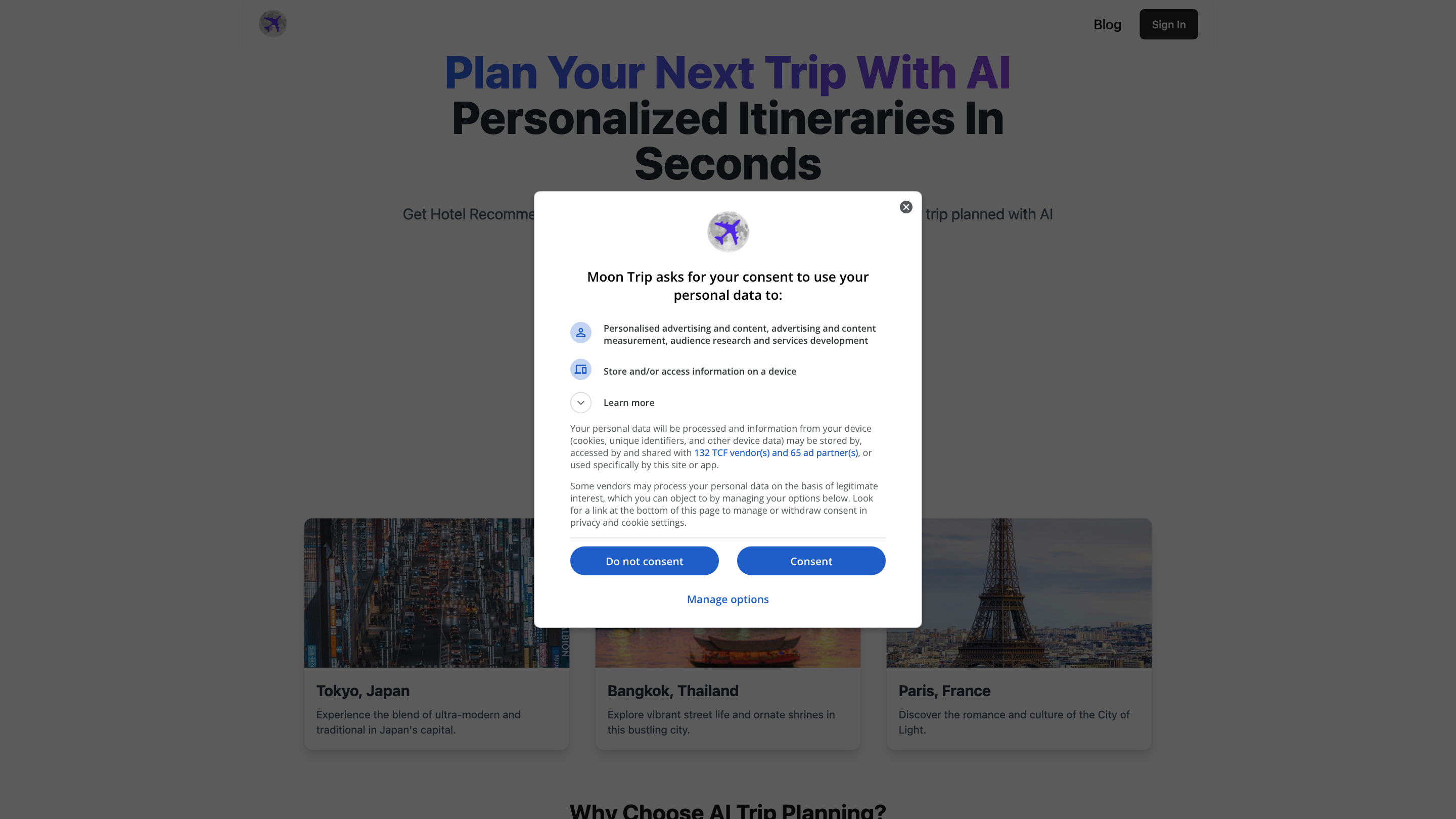 Moon Trip: AI Travel Planner