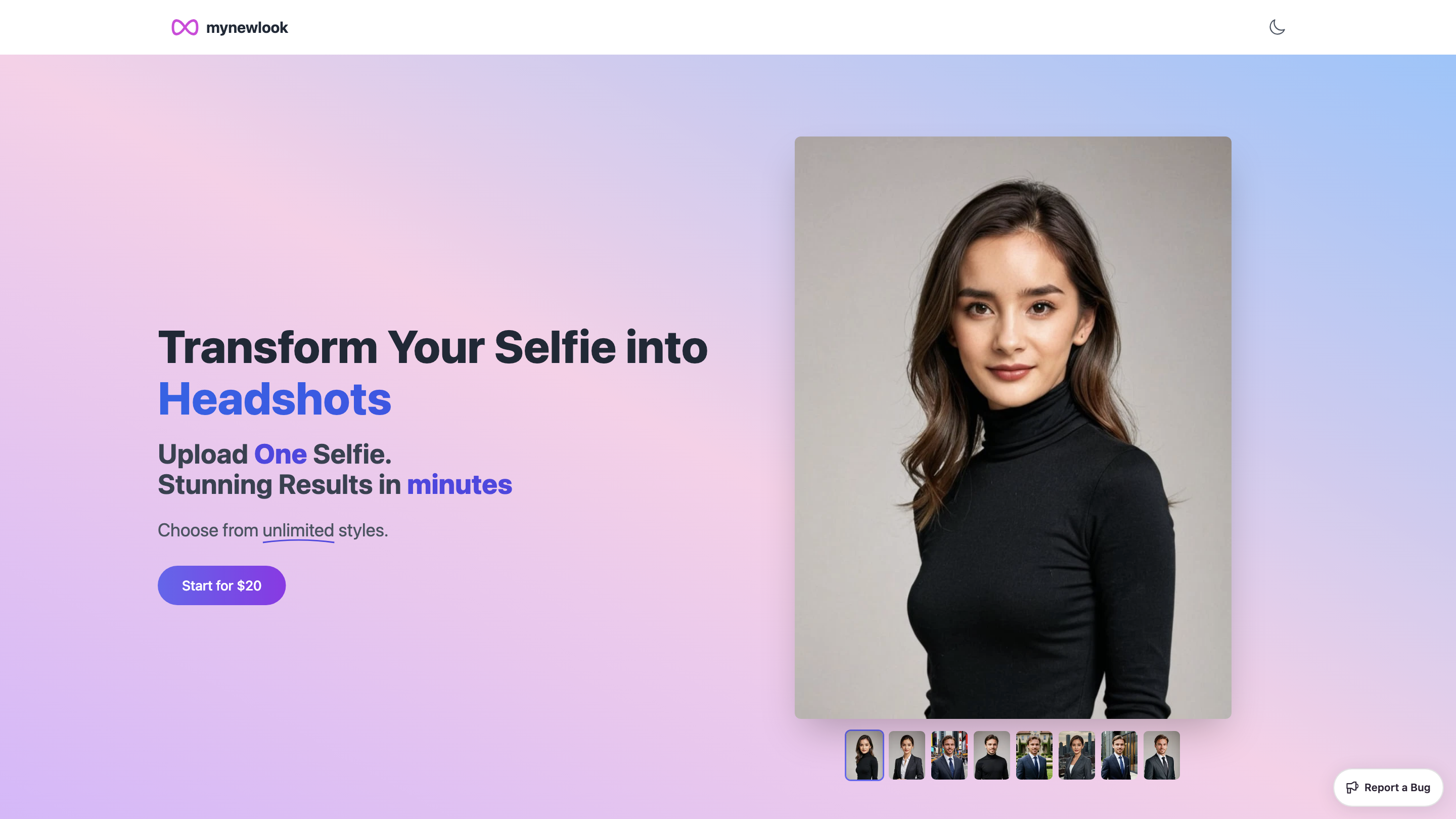 MyNewLook - AI Headshot Generator